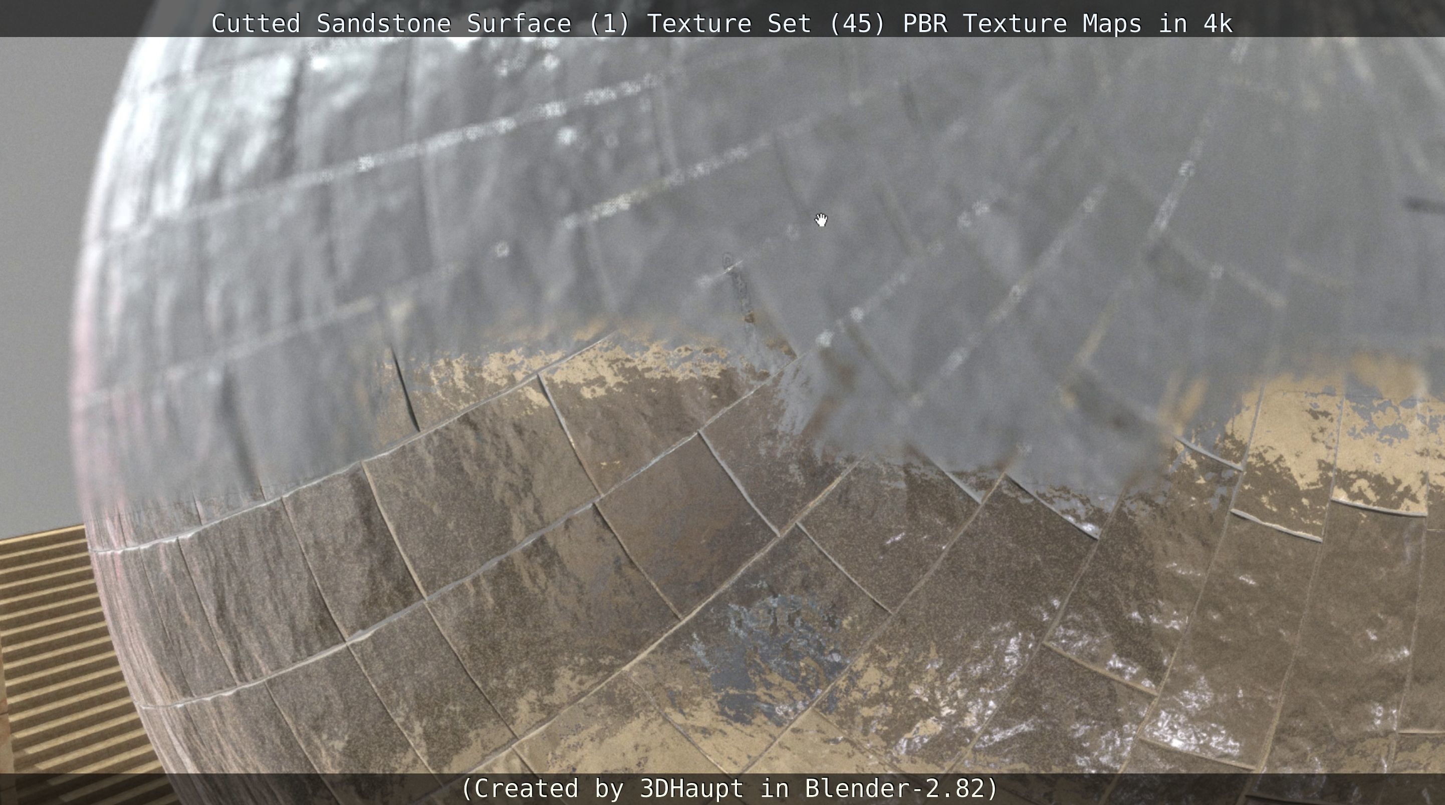 Cutted Sandstone Surface -1- Texture Set -45- Texture_76