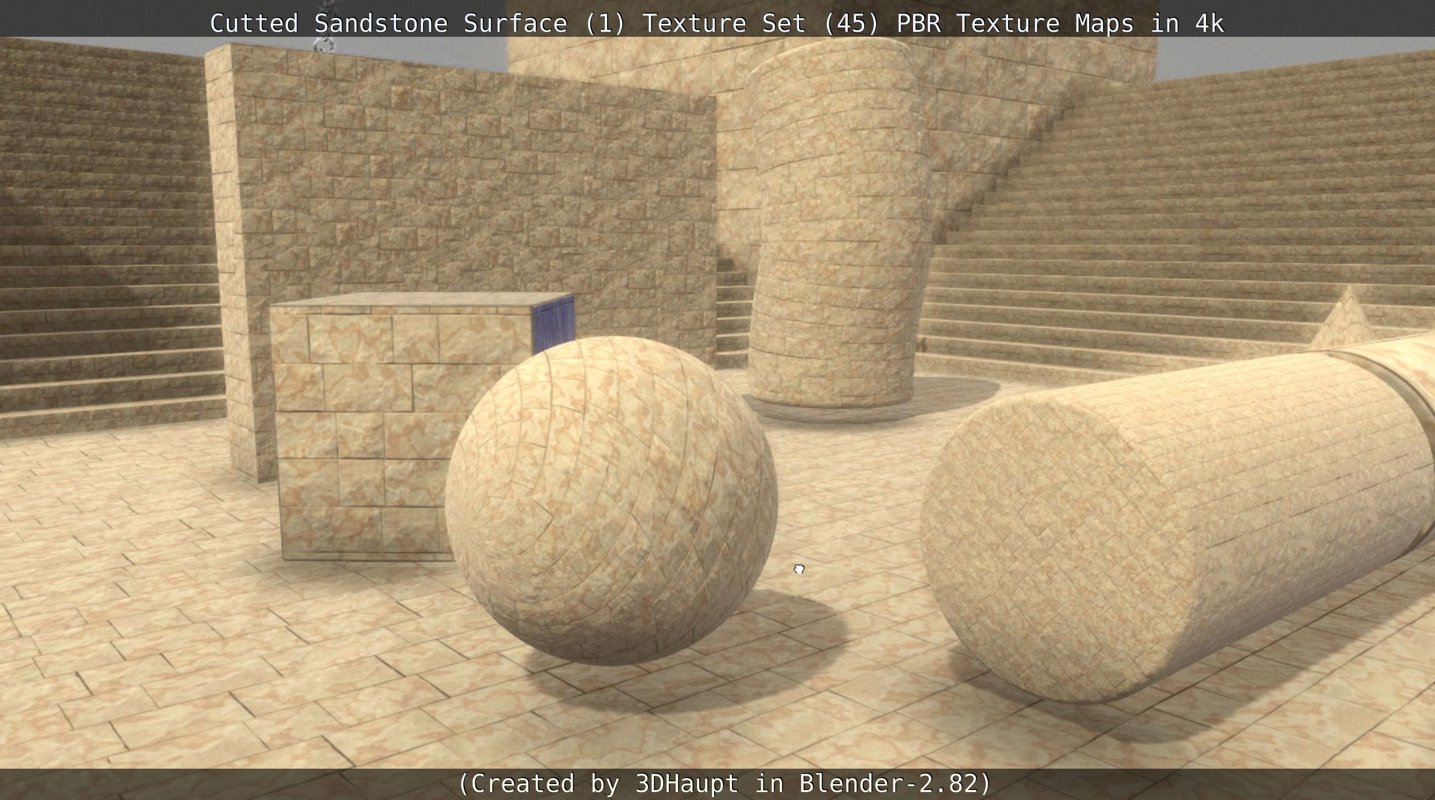 Cutted Sandstone Surface -1- Texture Set -45- Texture_82