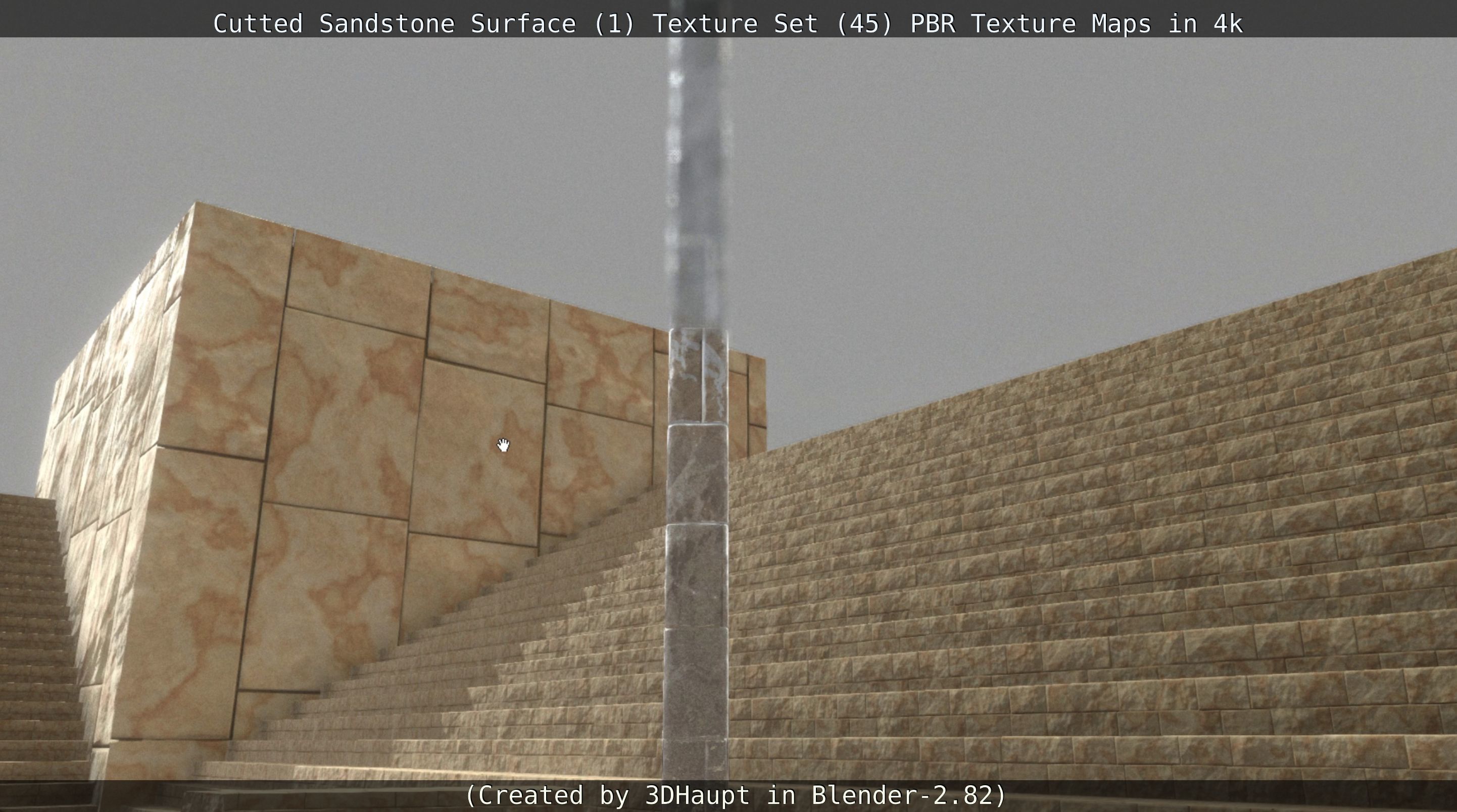 Cutted Sandstone Surface -1- Texture Set -45- Texture_127