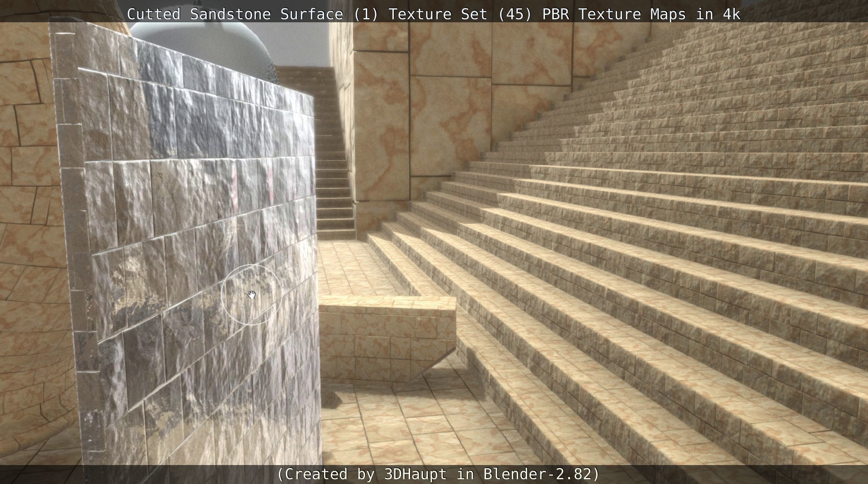 Cutted Sandstone Surface -1- Texture Set -45- Texture_118