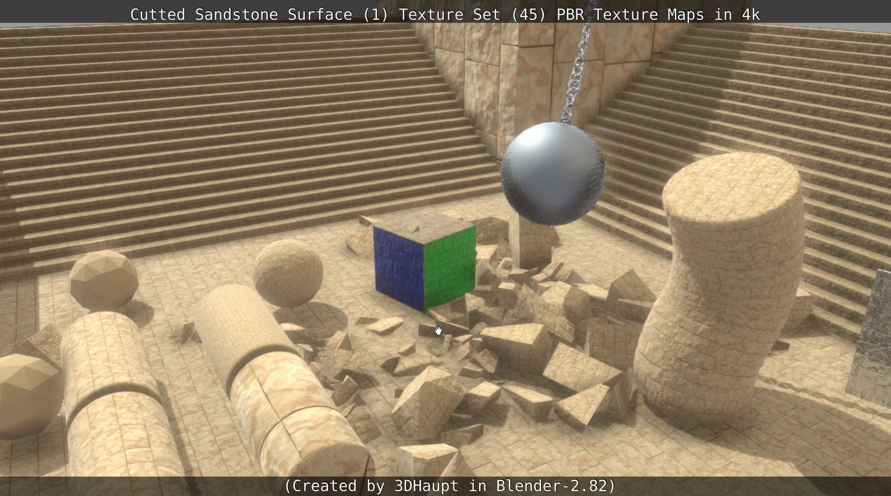 Cutted Sandstone Surface -1- Texture Set -45- Texture_16