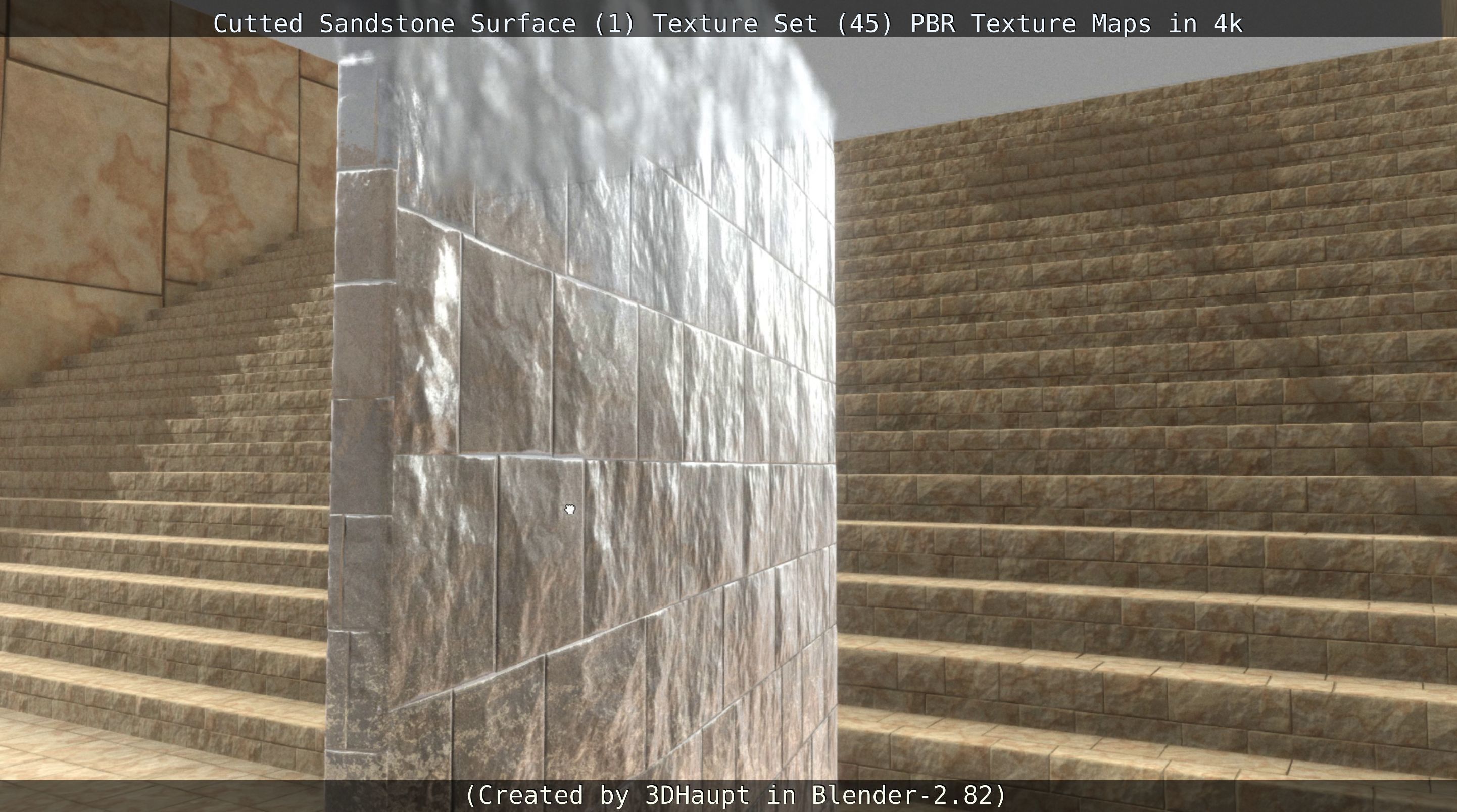 Cutted Sandstone Surface -1- Texture Set -45- Texture_140