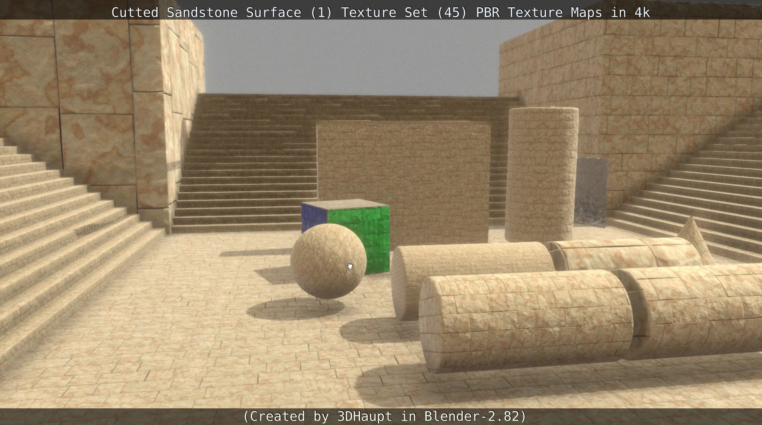 Cutted Sandstone Surface -1- Texture Set -45- Texture_99