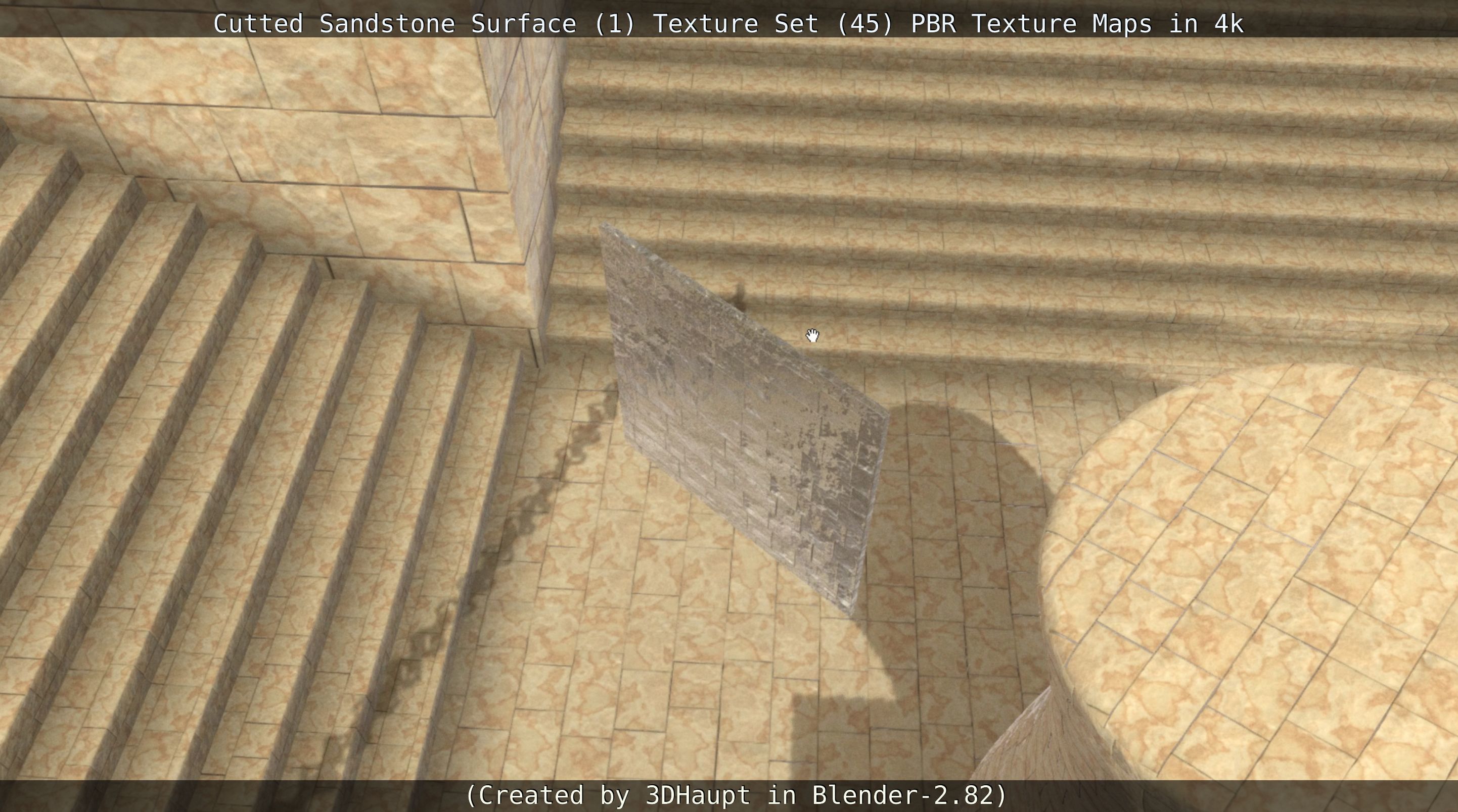Cutted Sandstone Surface -1- Texture Set -45- Texture_66