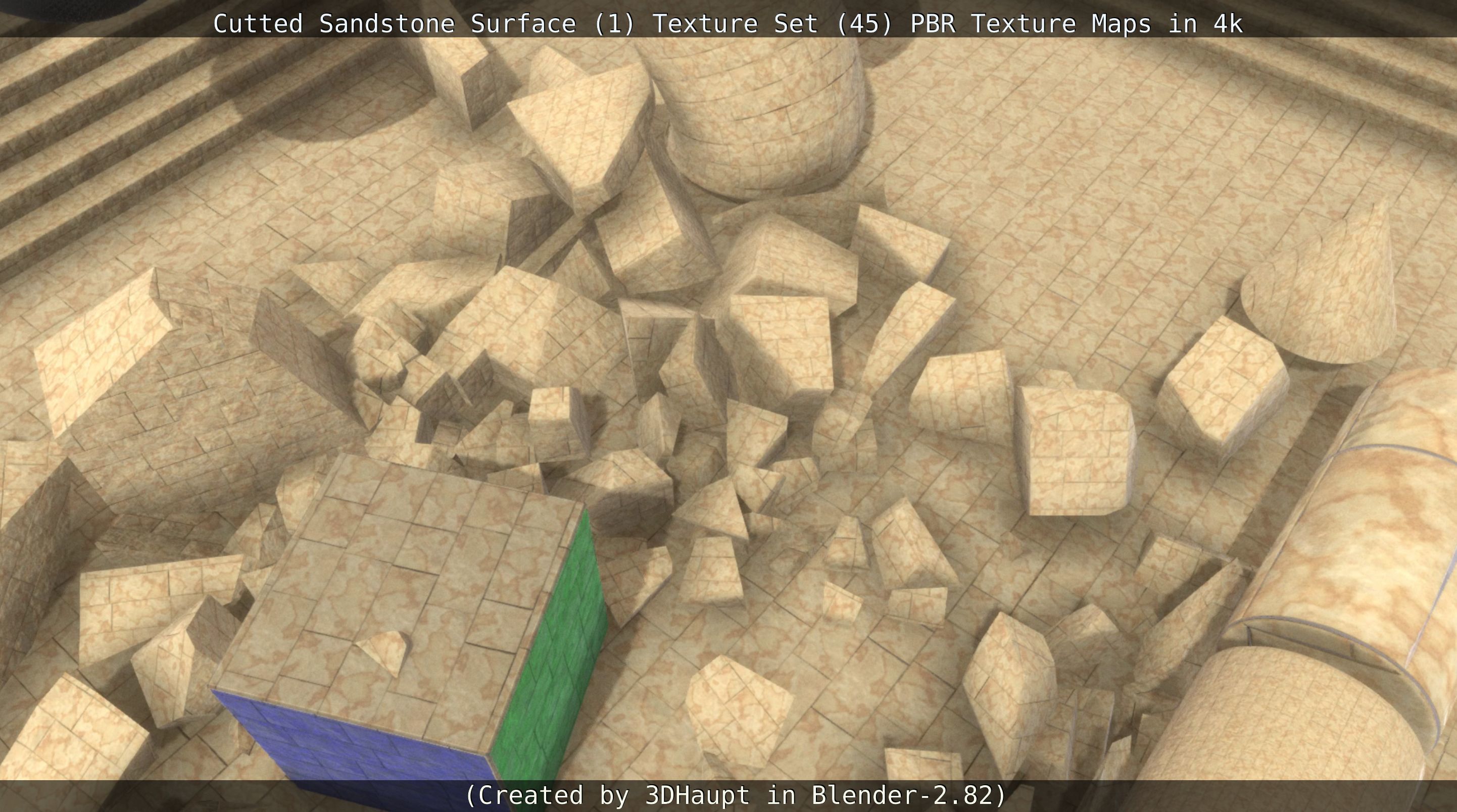 Cutted Sandstone Surface -1- Texture Set -45- Texture_60