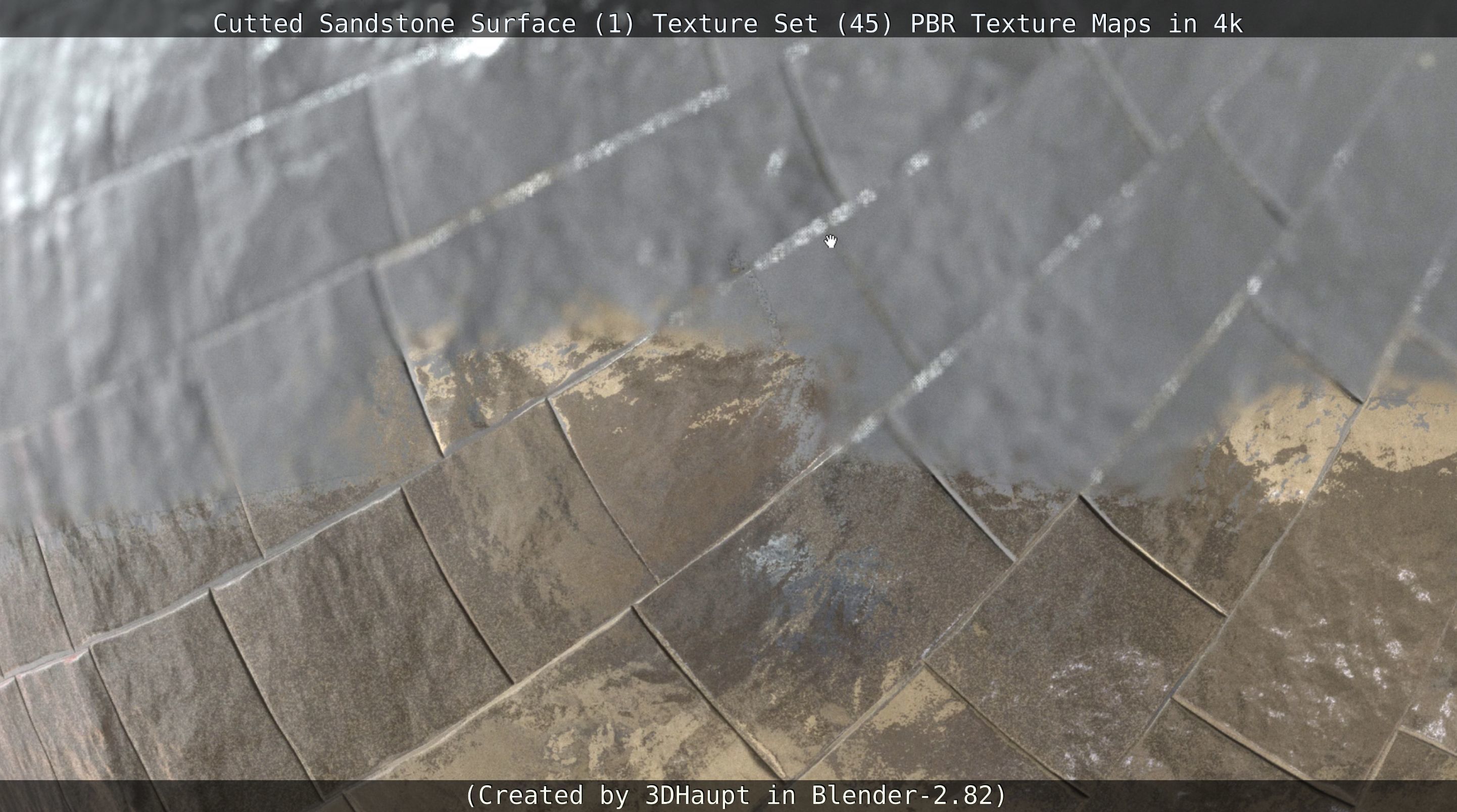 Cutted Sandstone Surface -1- Texture Set -45- Texture_79