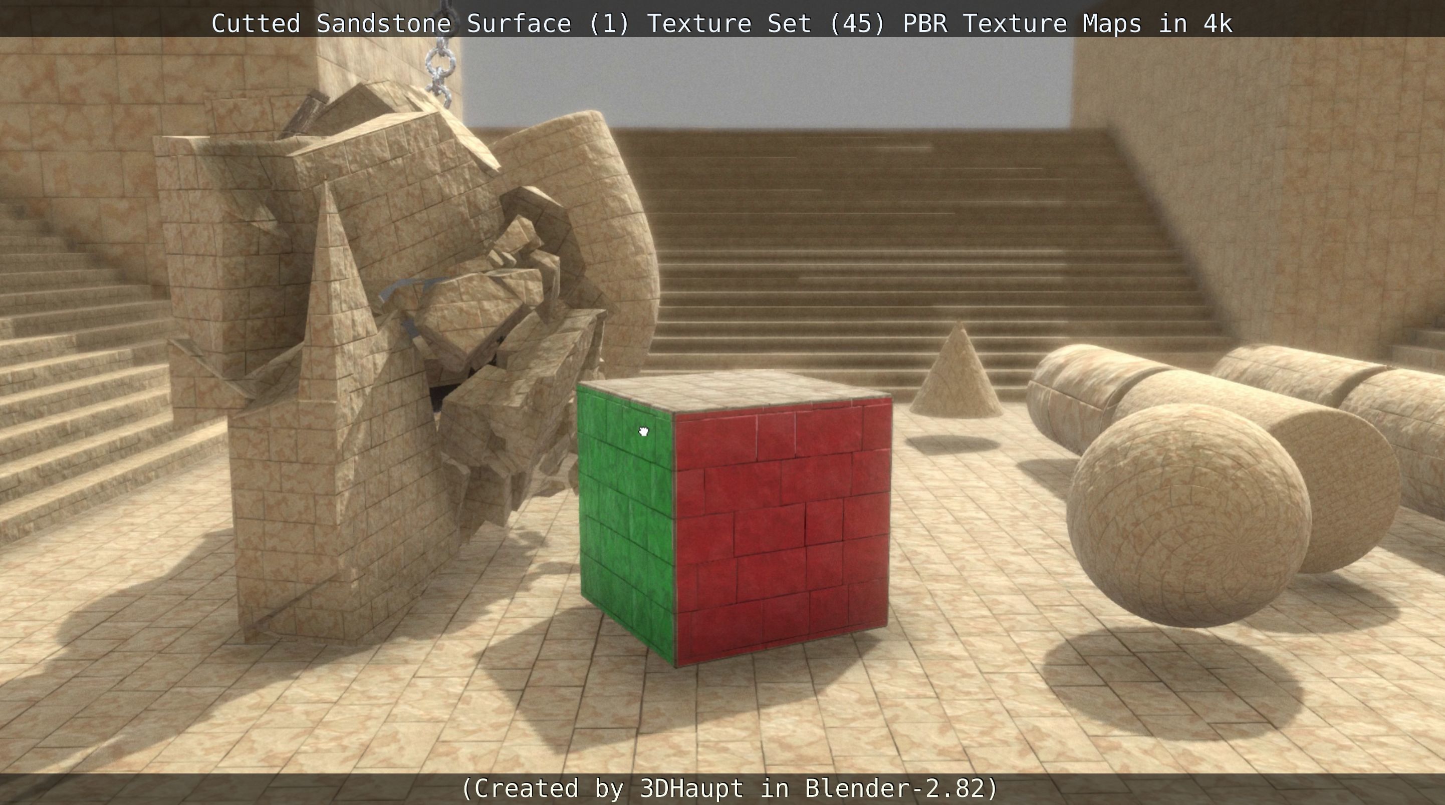 Cutted Sandstone Surface -1- Texture Set -45- Texture_18