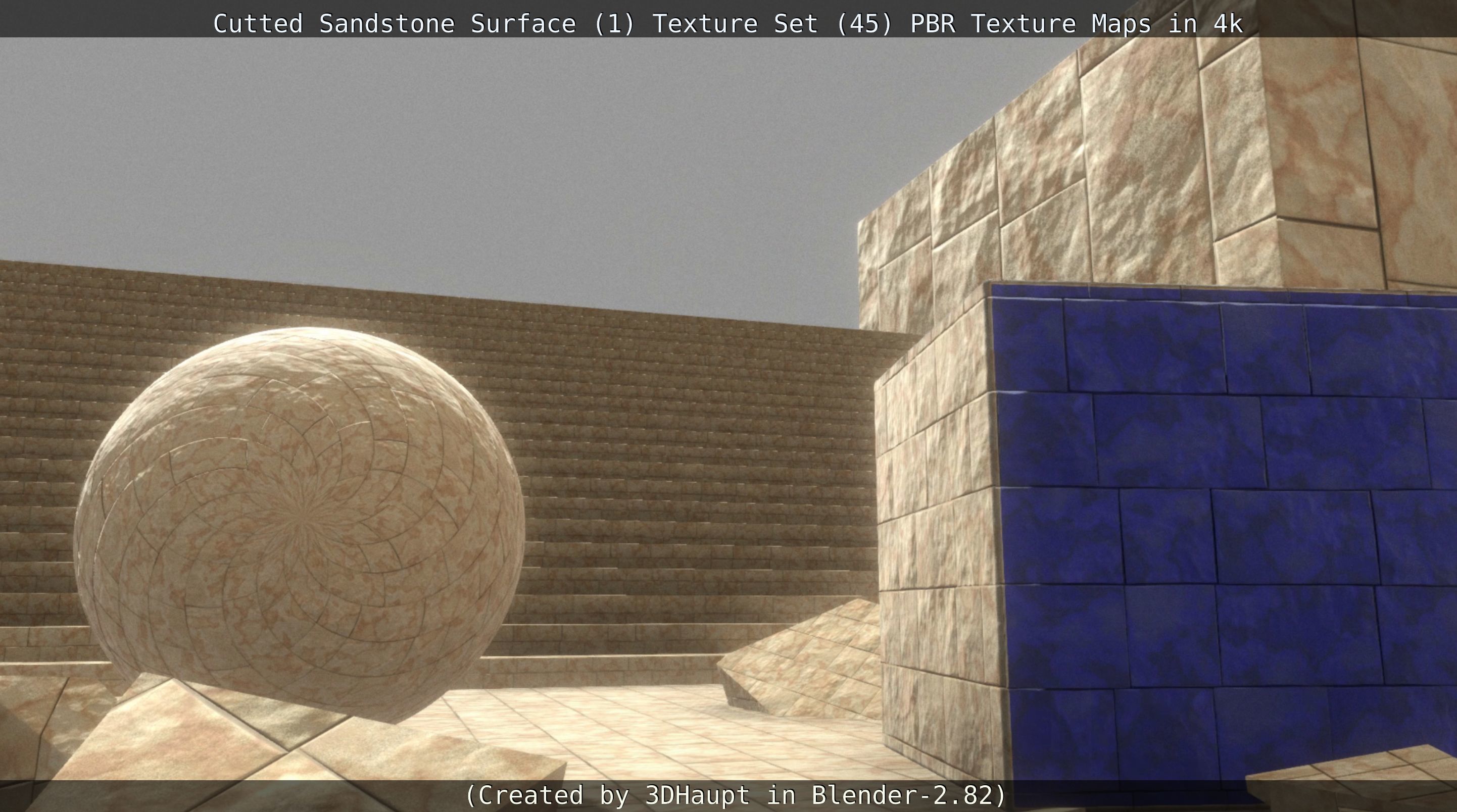 Cutted Sandstone Surface -1- Texture Set -45- Texture_54