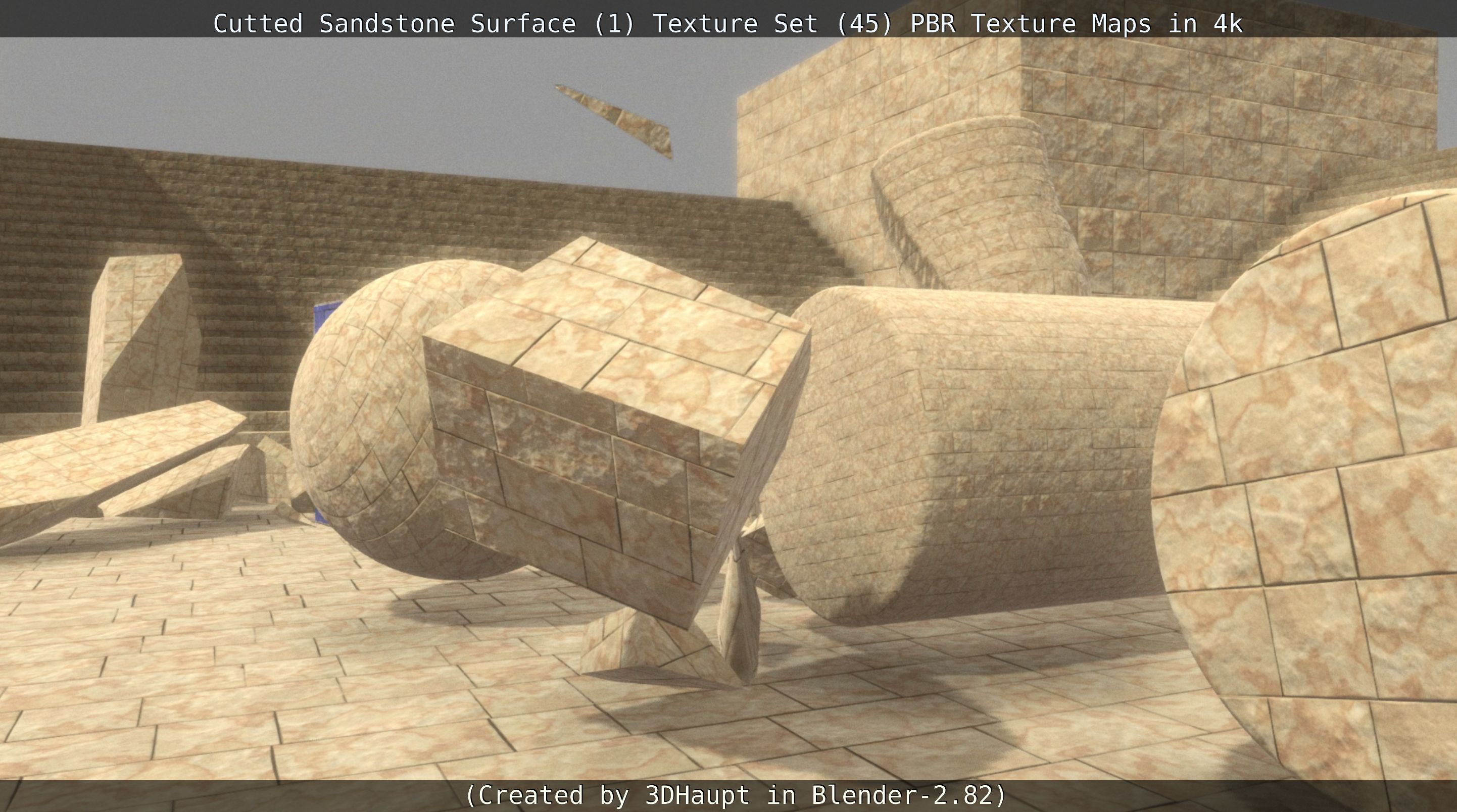 Cutted Sandstone Surface -1- Texture Set -45- Texture_53