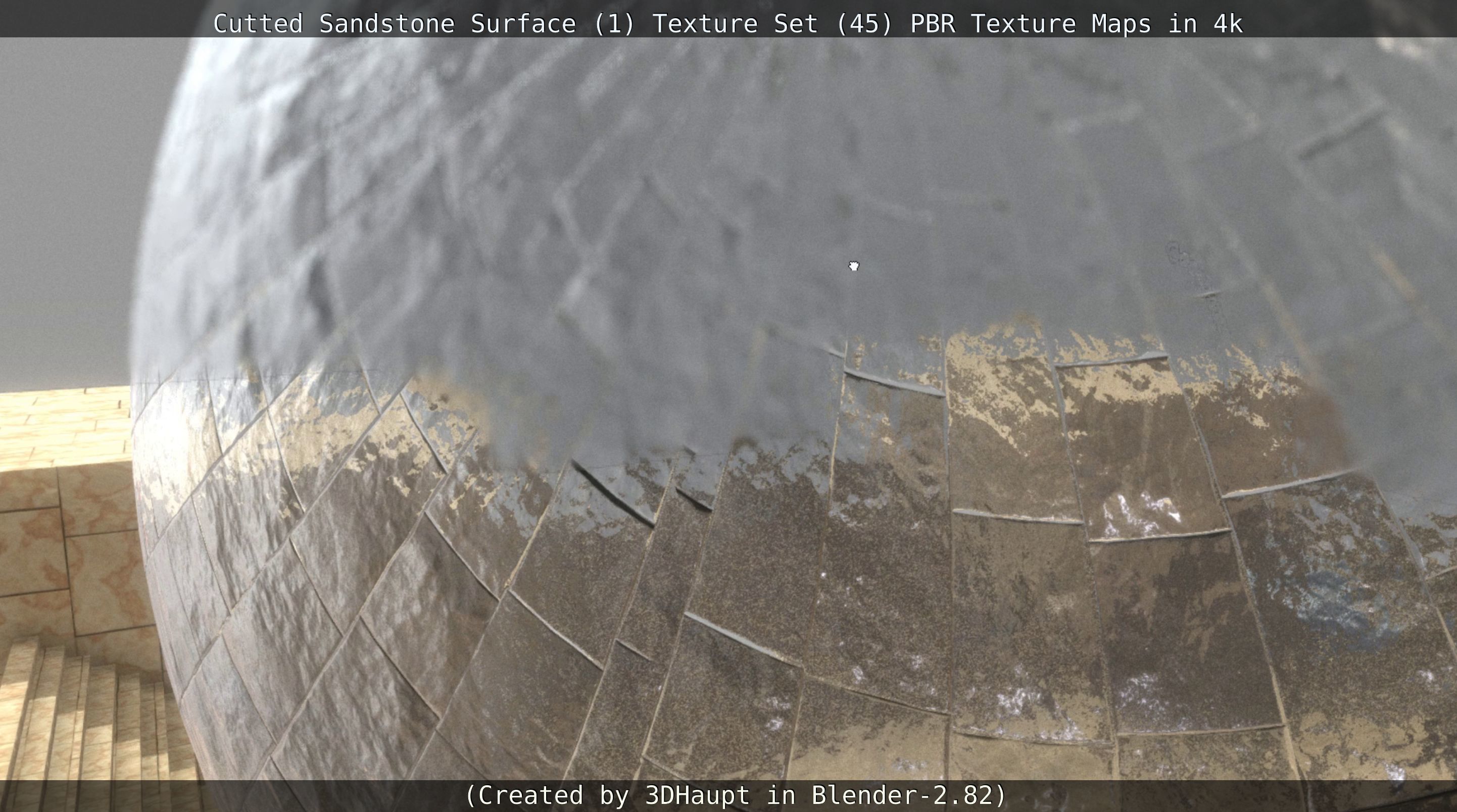 Cutted Sandstone Surface -1- Texture Set -45- Texture_84