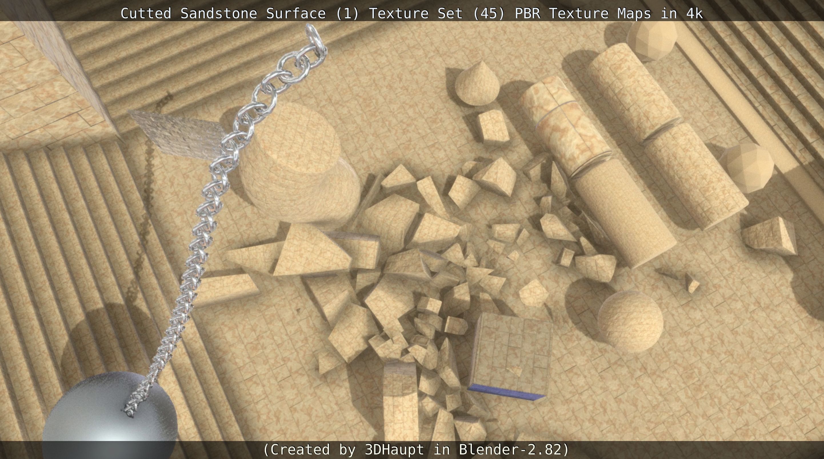 Cutted Sandstone Surface -1- Texture Set -45- Texture_2