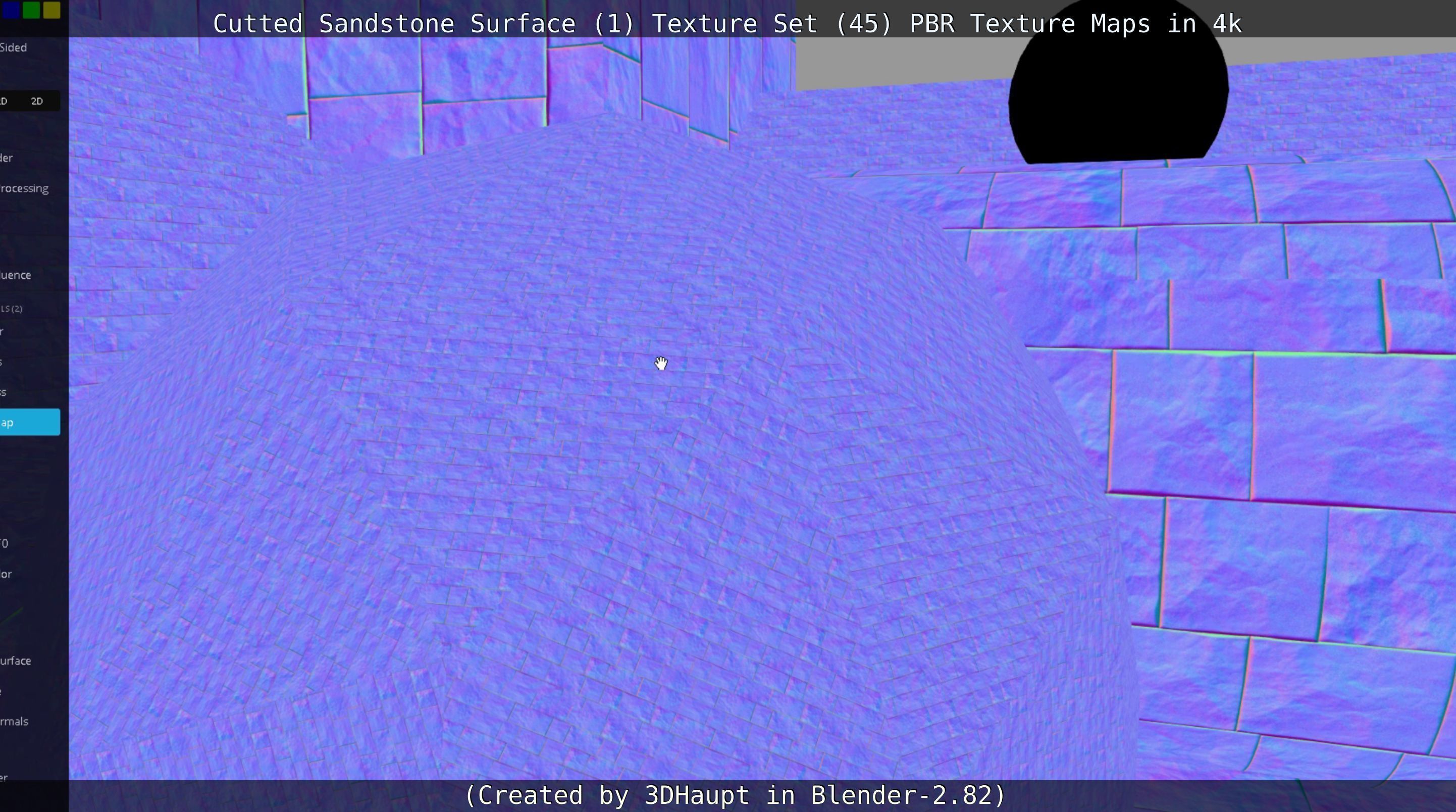 Cutted Sandstone Surface -1- Texture Set -45- Texture_20