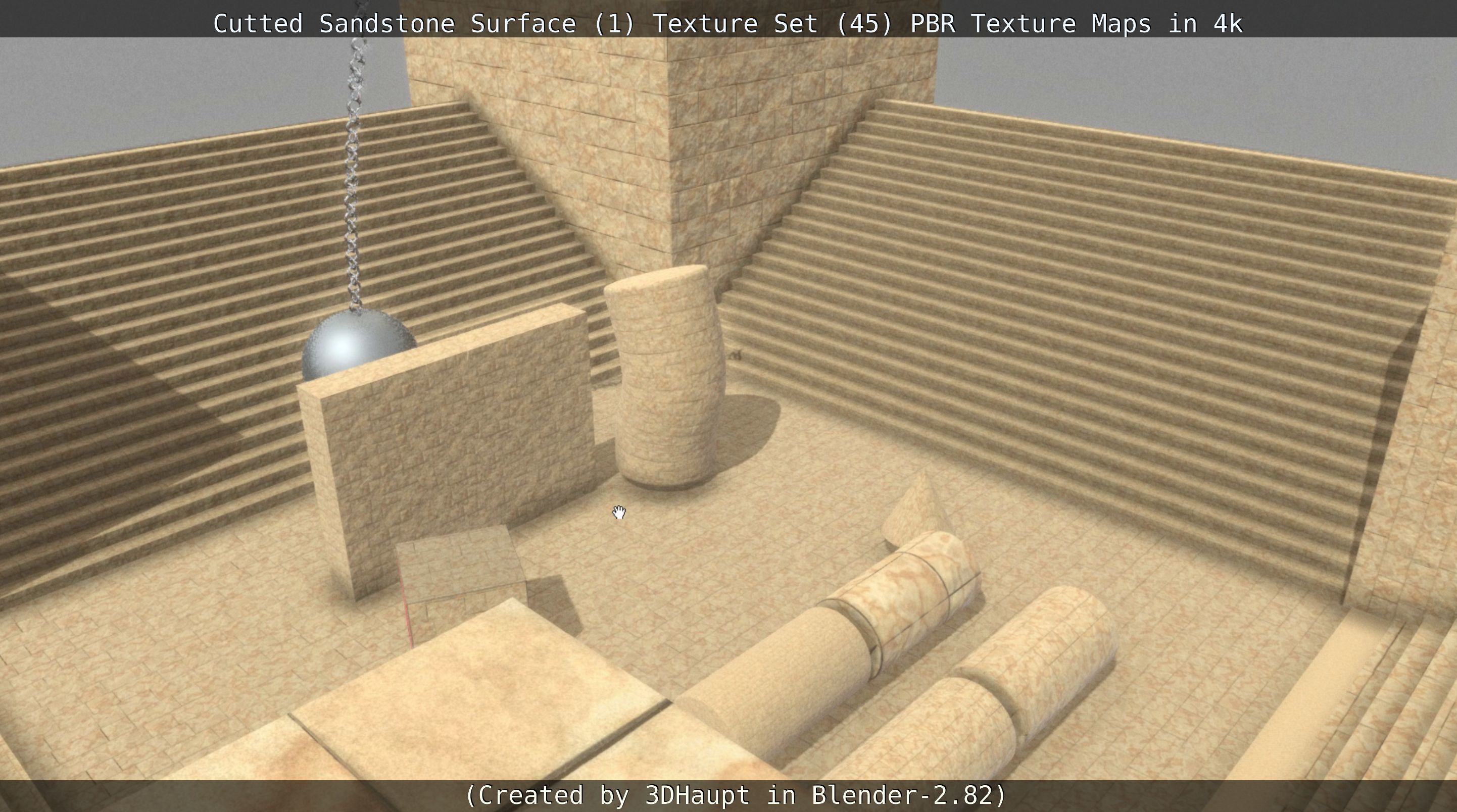 Cutted Sandstone Surface -1- Texture Set -45- Texture_39