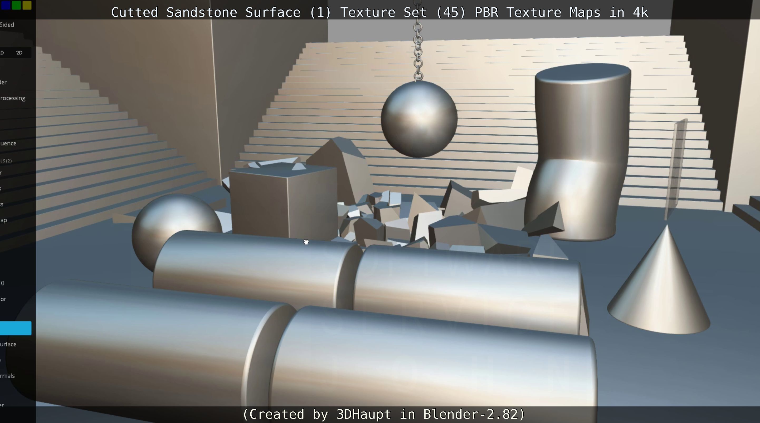 Cutted Sandstone Surface -1- Texture Set -45- Texture_30