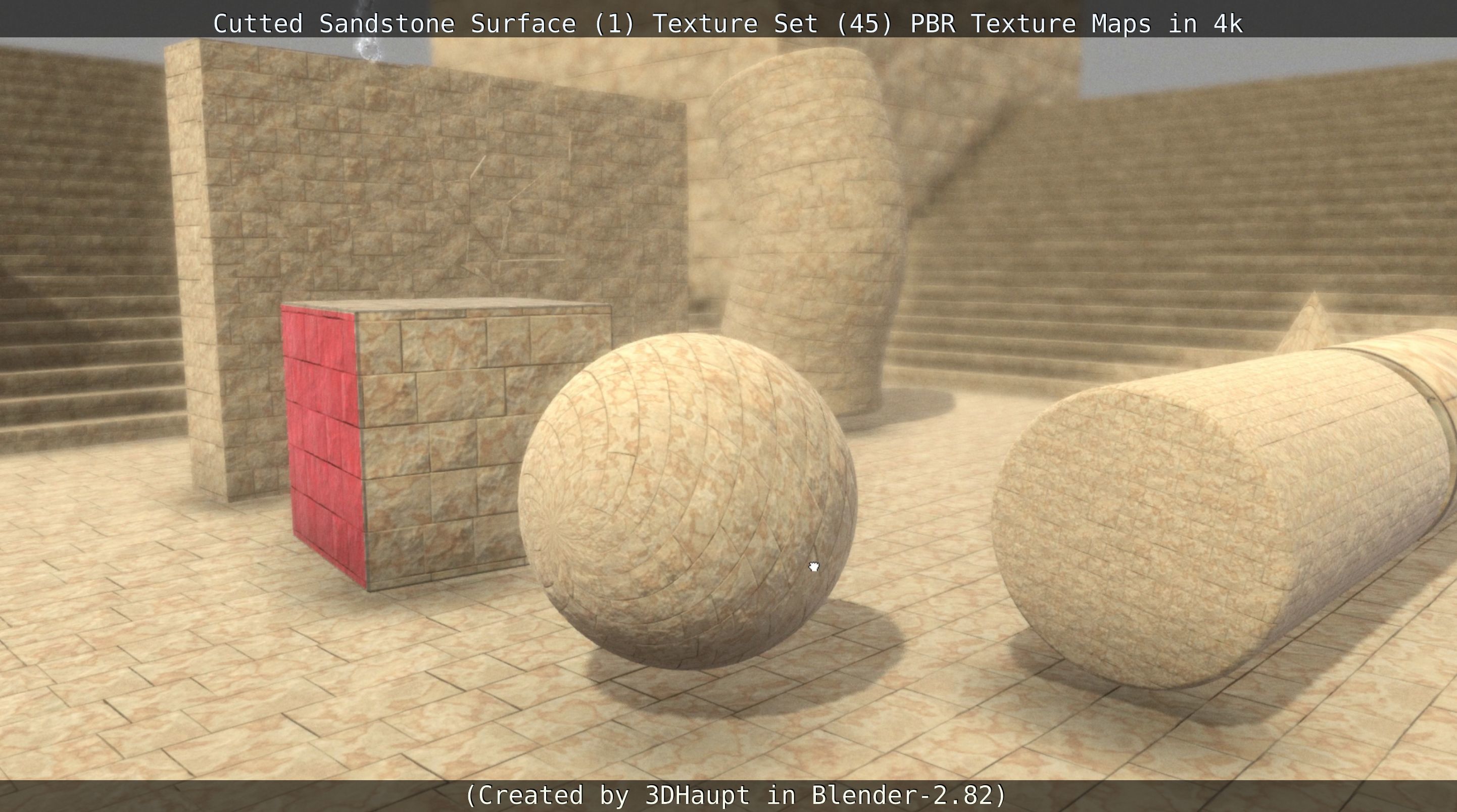 Cutted Sandstone Surface -1- Texture Set -45- Texture_81
