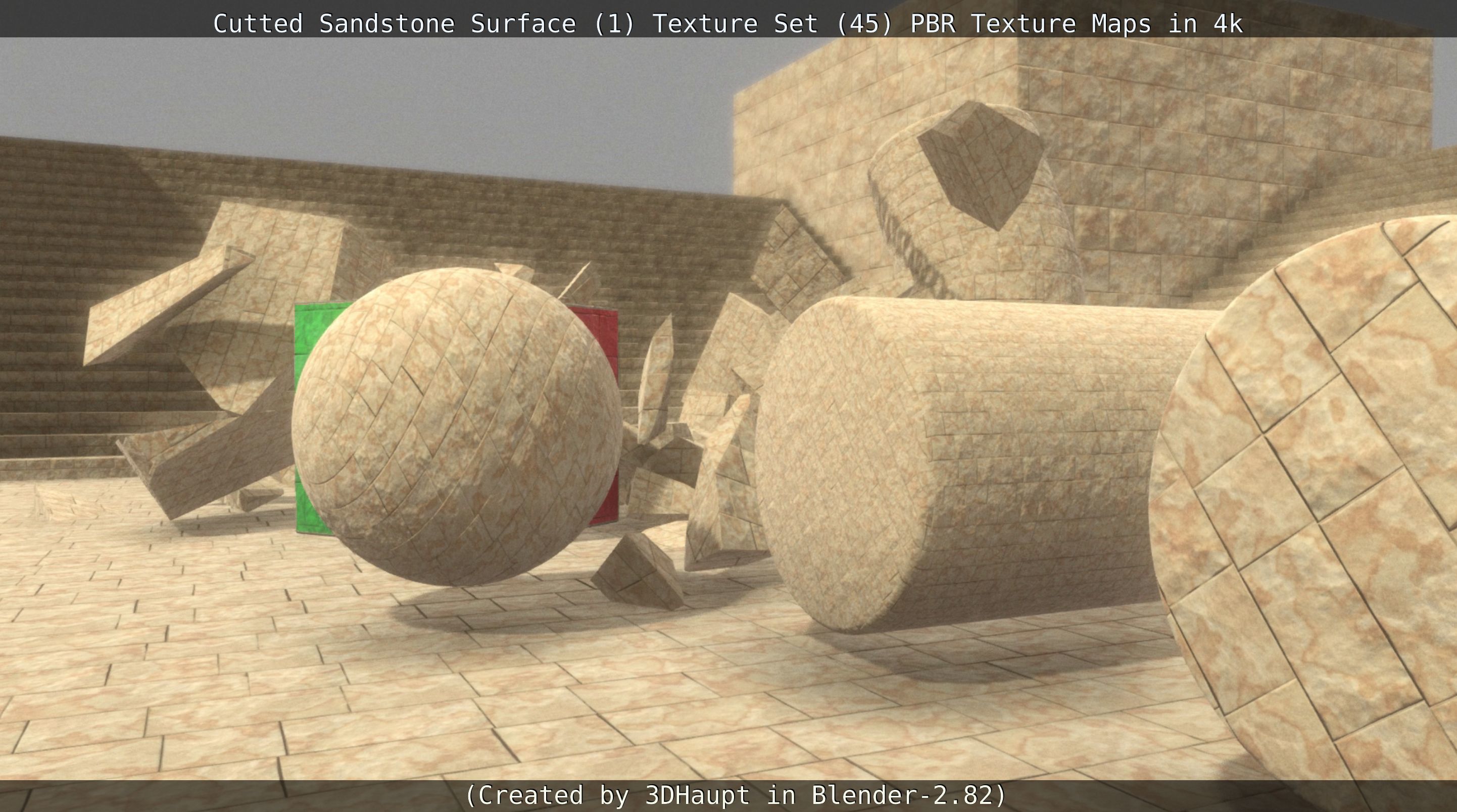 Cutted Sandstone Surface -1- Texture Set -45- Texture_27