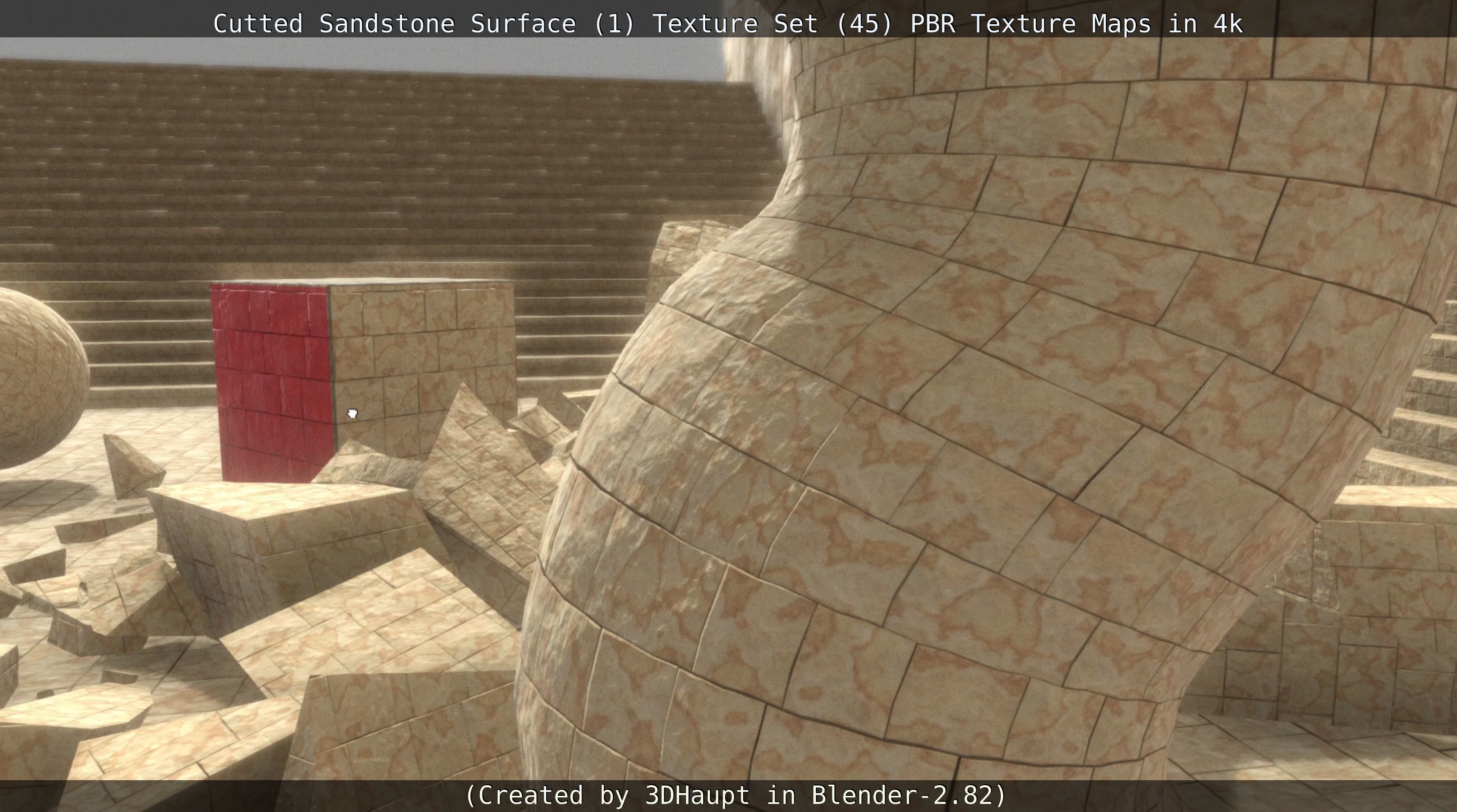 Cutted Sandstone Surface -1- Texture Set -45- Texture_13
