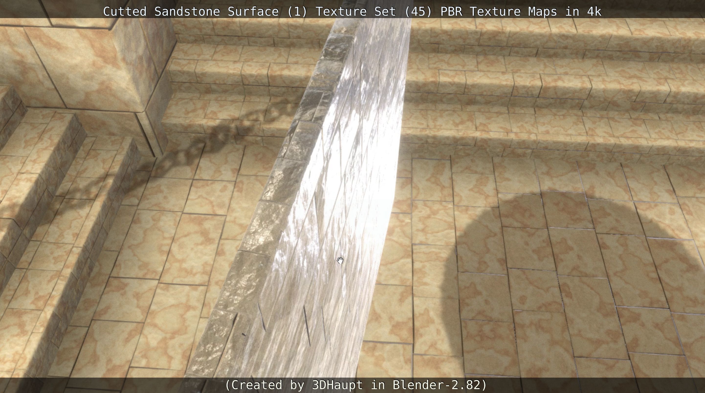 Cutted Sandstone Surface -1- Texture Set -45- Texture_64