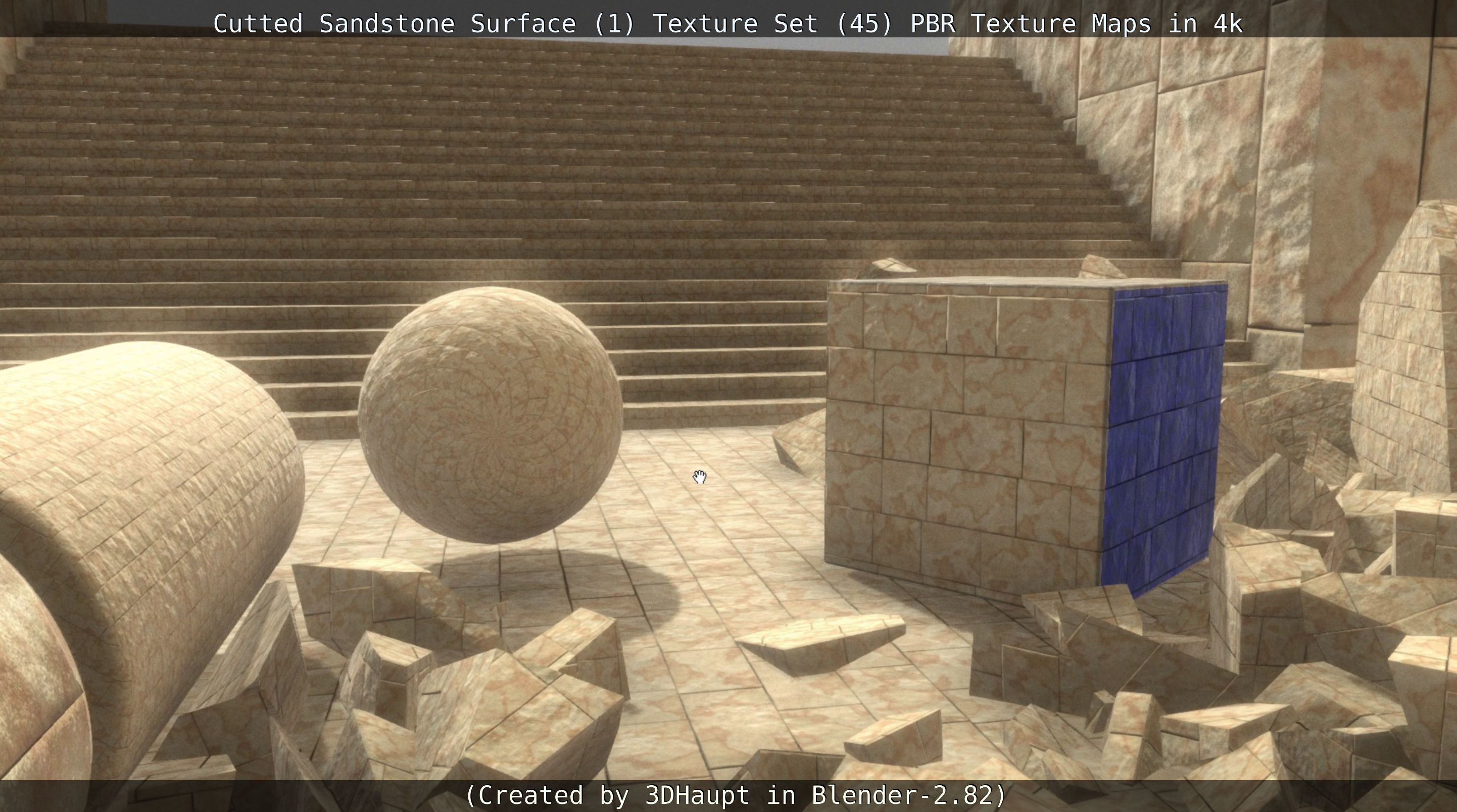 Cutted Sandstone Surface -1- Texture Set -45- Texture_7