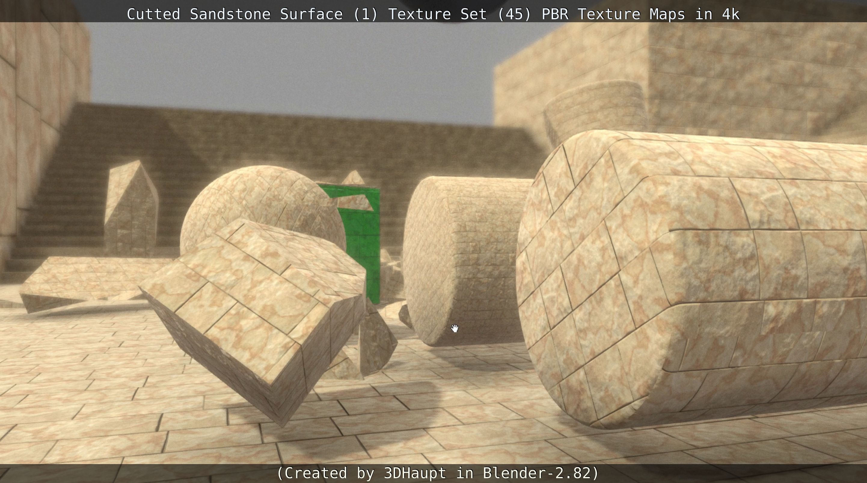 Cutted Sandstone Surface -1- Texture Set -45- Texture_101