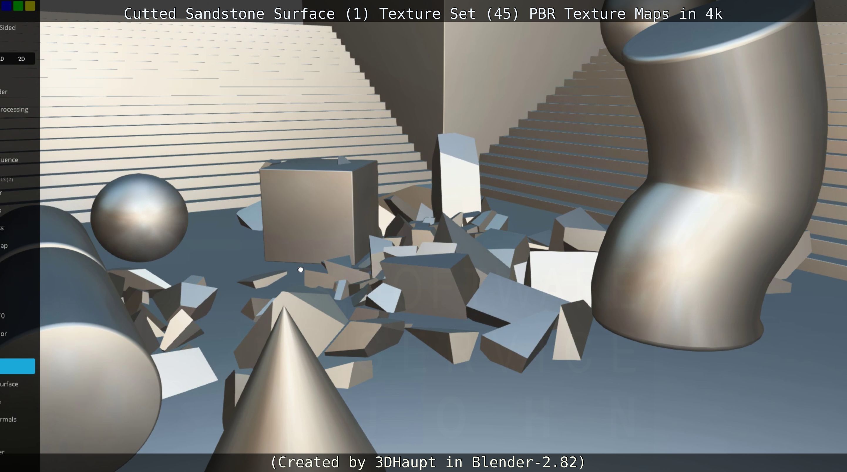 Cutted Sandstone Surface -1- Texture Set -45- Texture_29