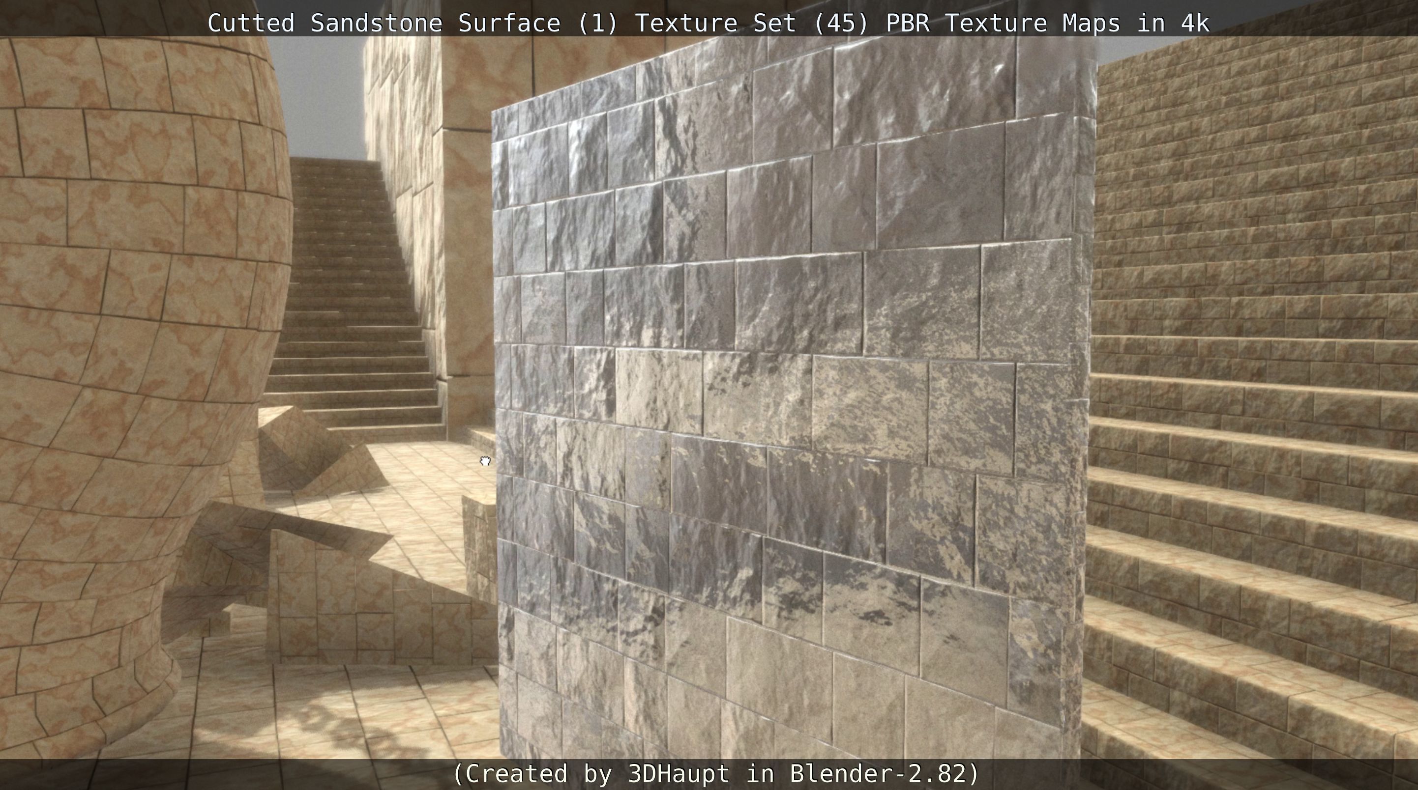 Cutted Sandstone Surface -1- Texture Set -45- Texture_55