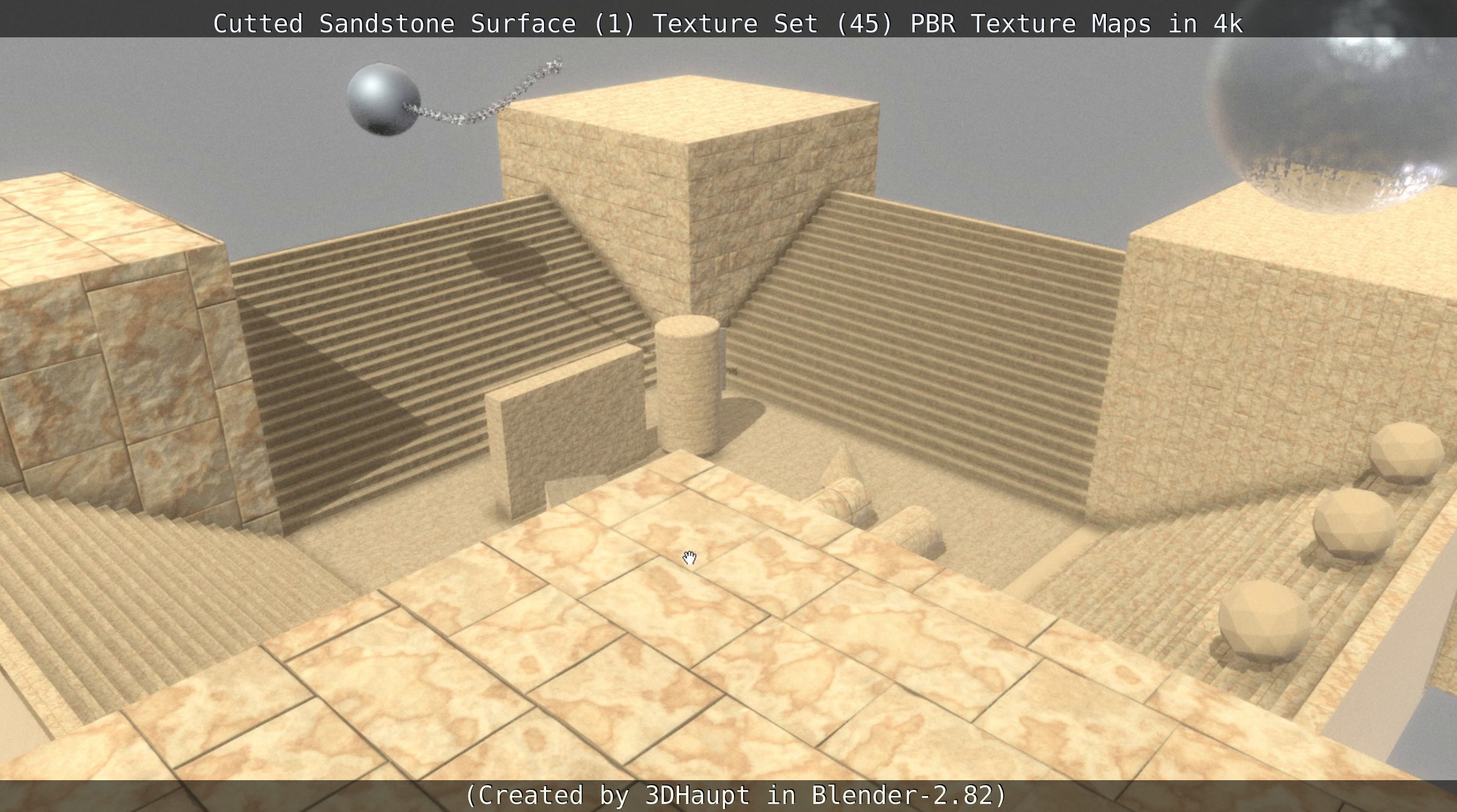 Cutted Sandstone Surface -1- Texture Set -45- Texture_12