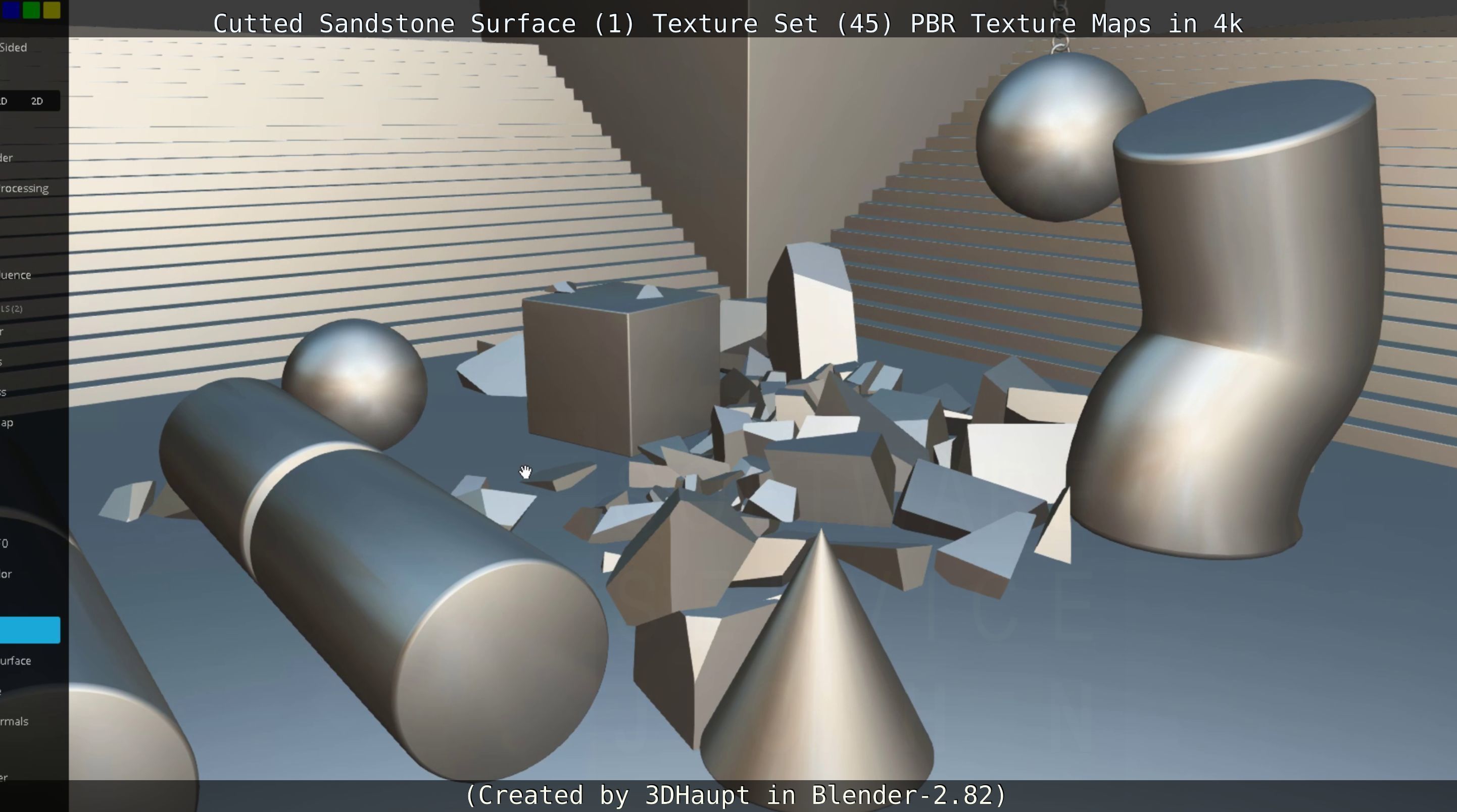 Cutted Sandstone Surface -1- Texture Set -45- Texture_44