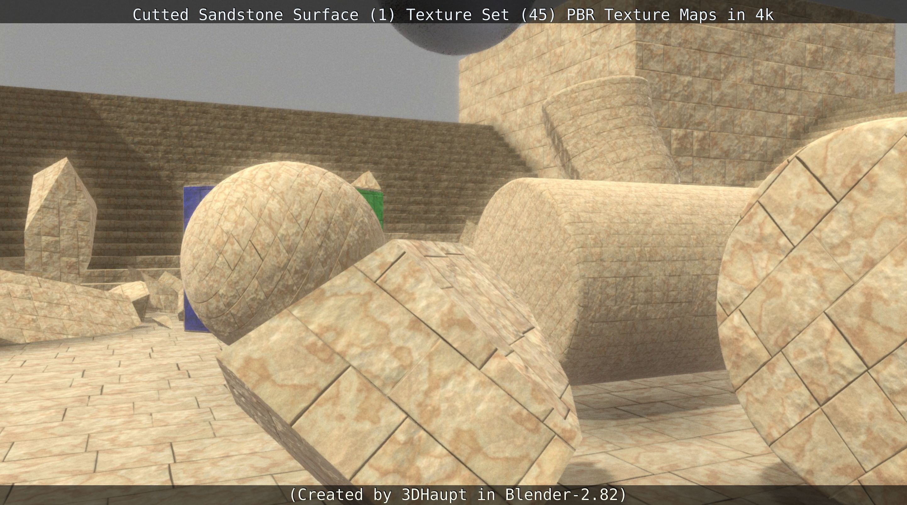 Cutted Sandstone Surface -1- Texture Set -45- Texture_3
