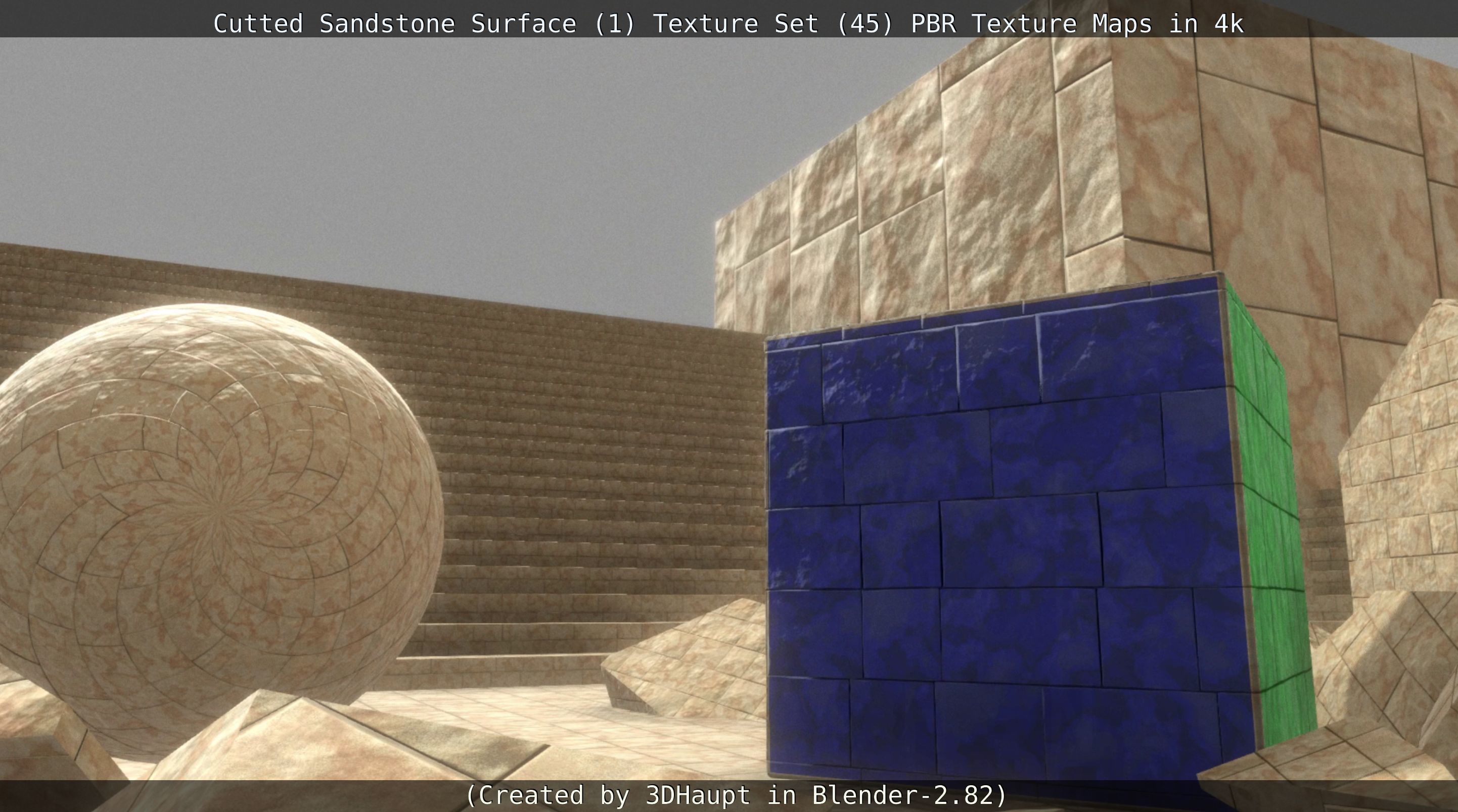 Cutted Sandstone Surface -1- Texture Set -45- Texture_11