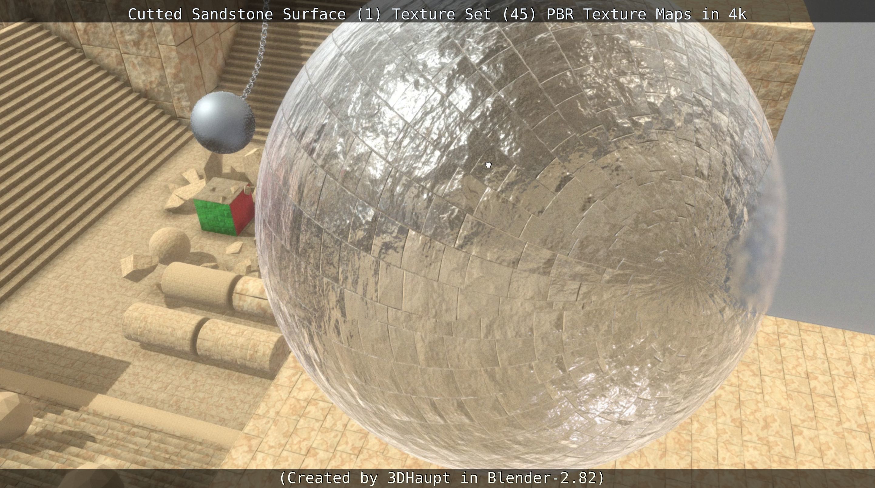 Cutted Sandstone Surface -1- Texture Set -45- Texture_73