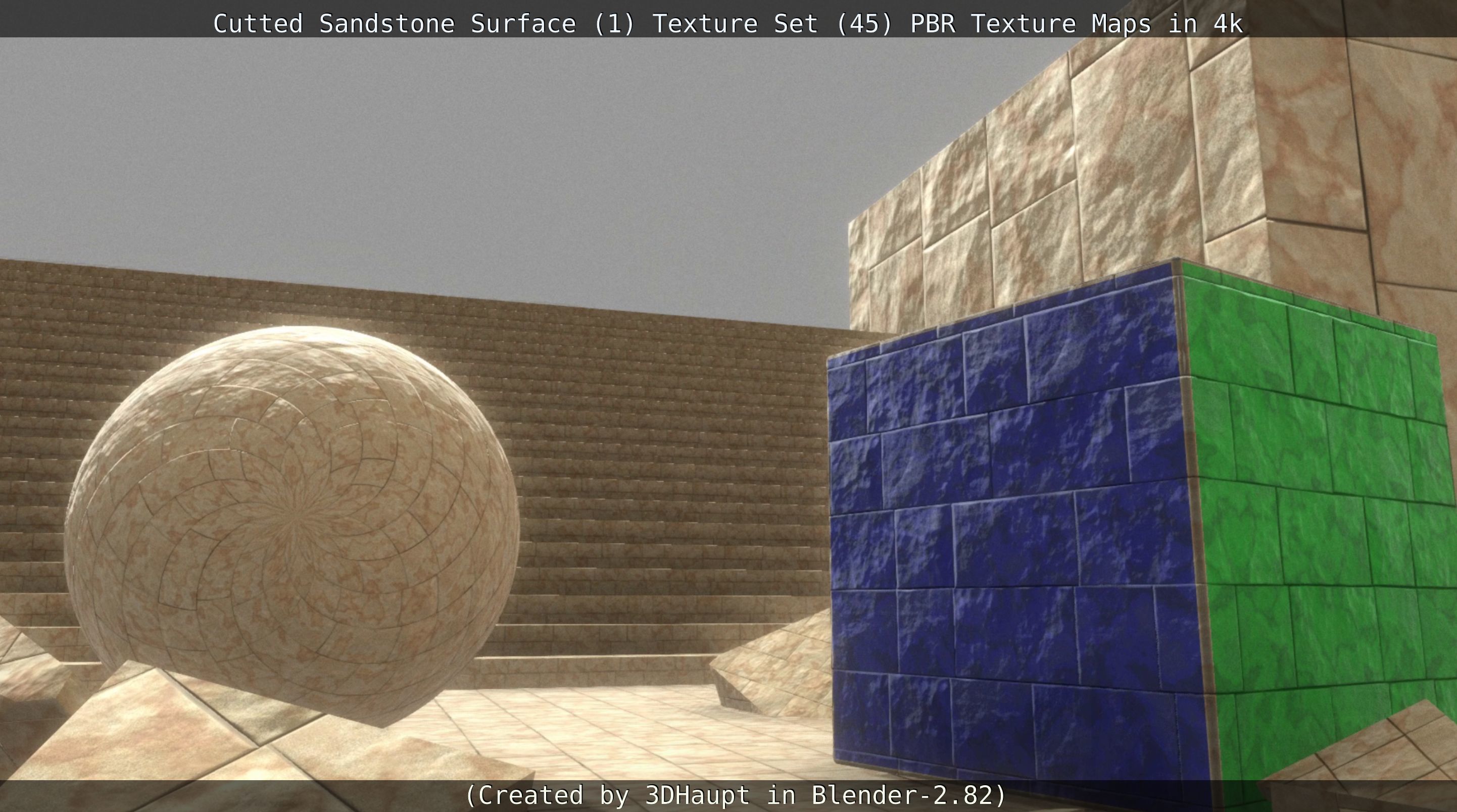 Cutted Sandstone Surface -1- Texture Set -45- Texture_6