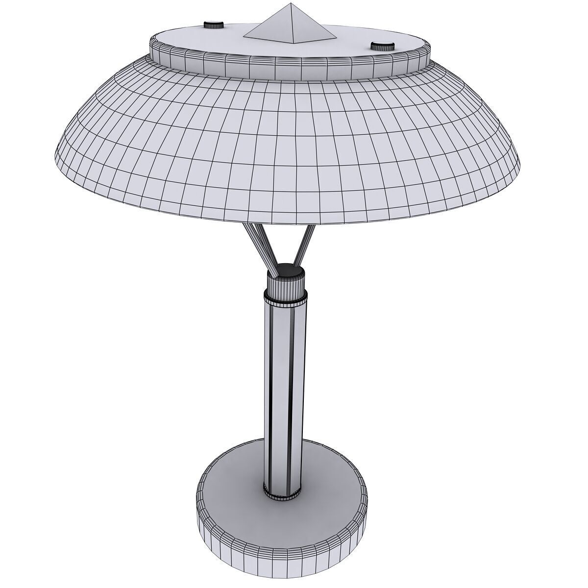 Contemporary Lamp 3D model_4