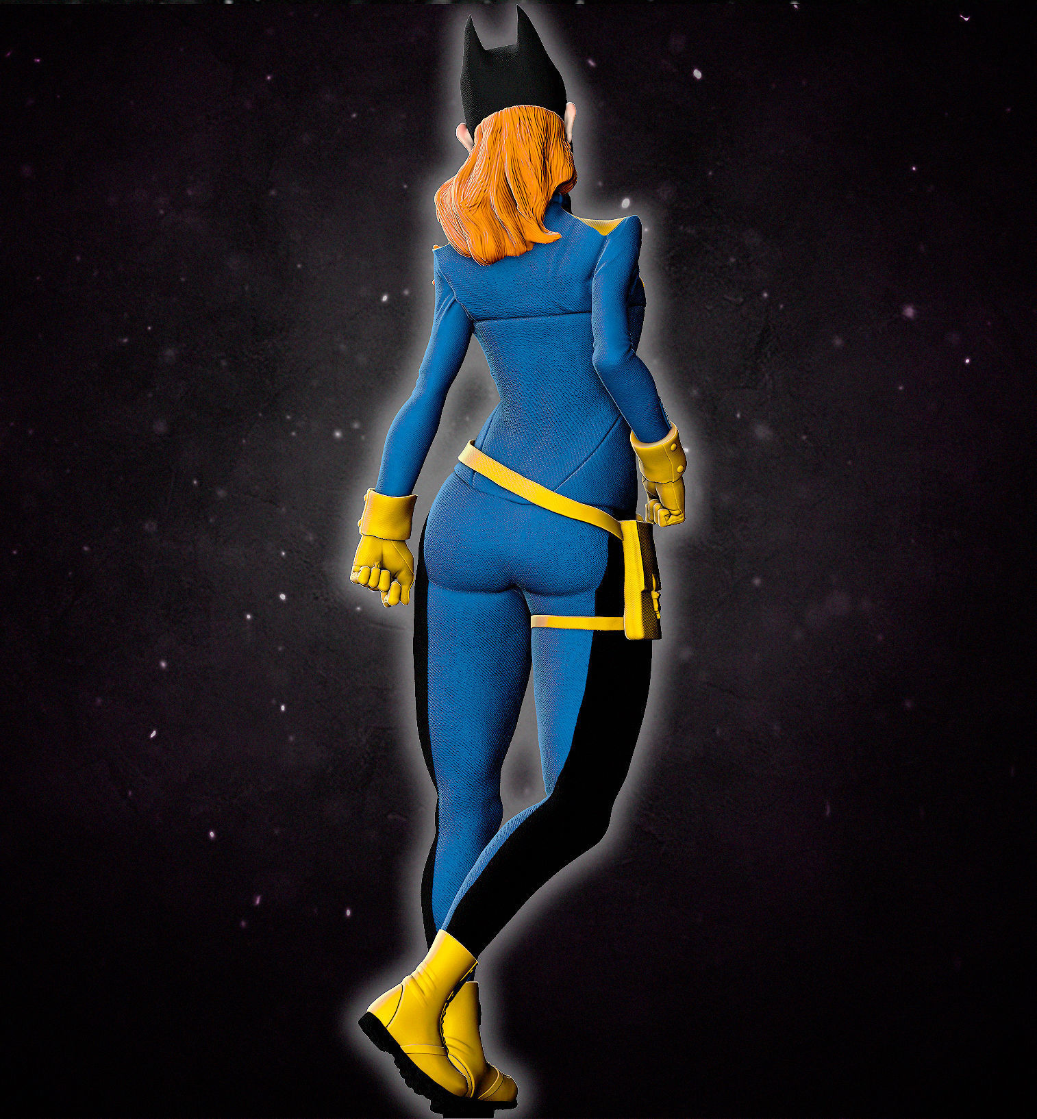 Batgirl new 52 3D print model_3