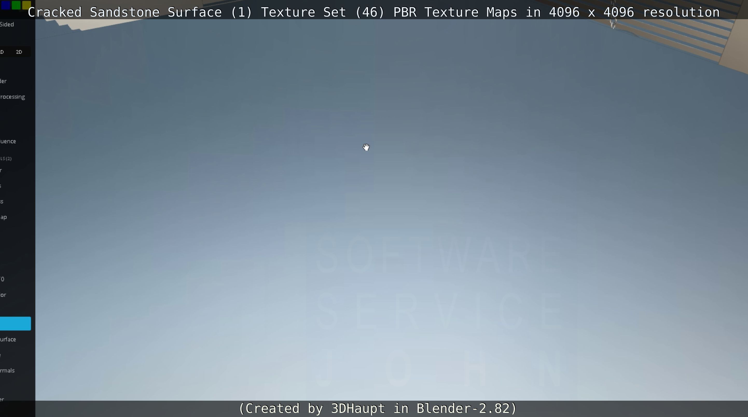 Cracked Sandstone Surface -1- Texture Set -46- Texture_11