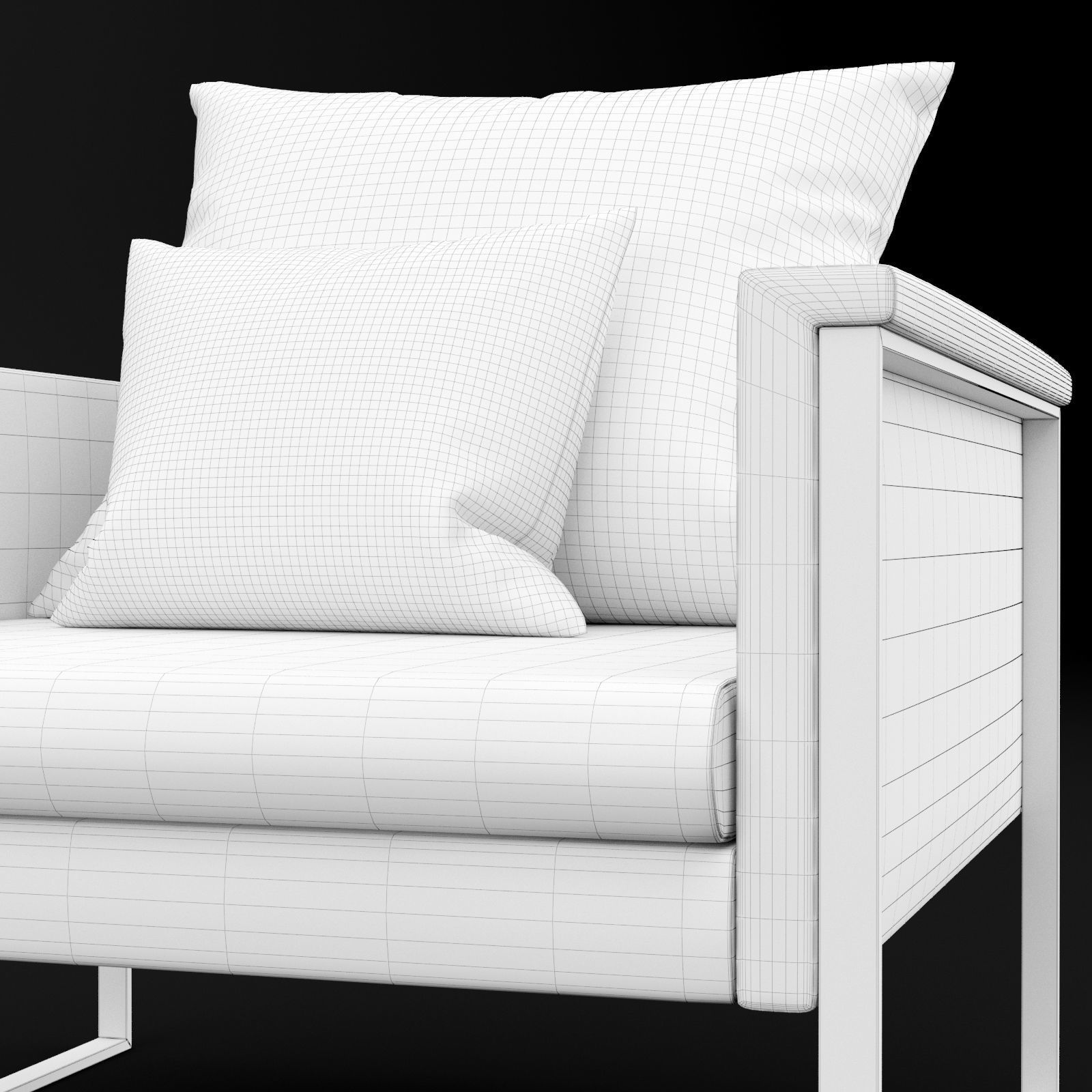 Chair go large single BT design 3D model_17