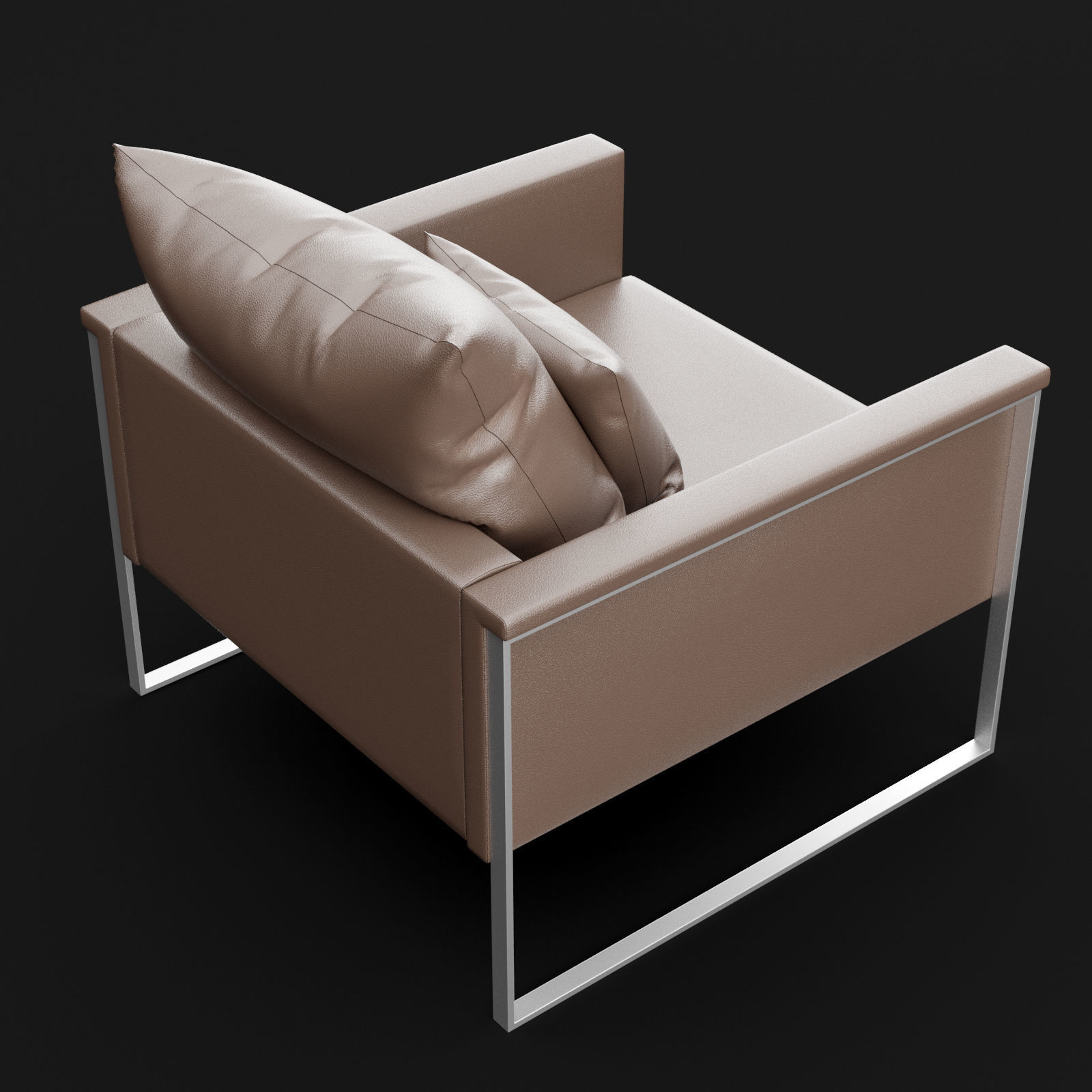 Chair go large single BT design 3D model_12