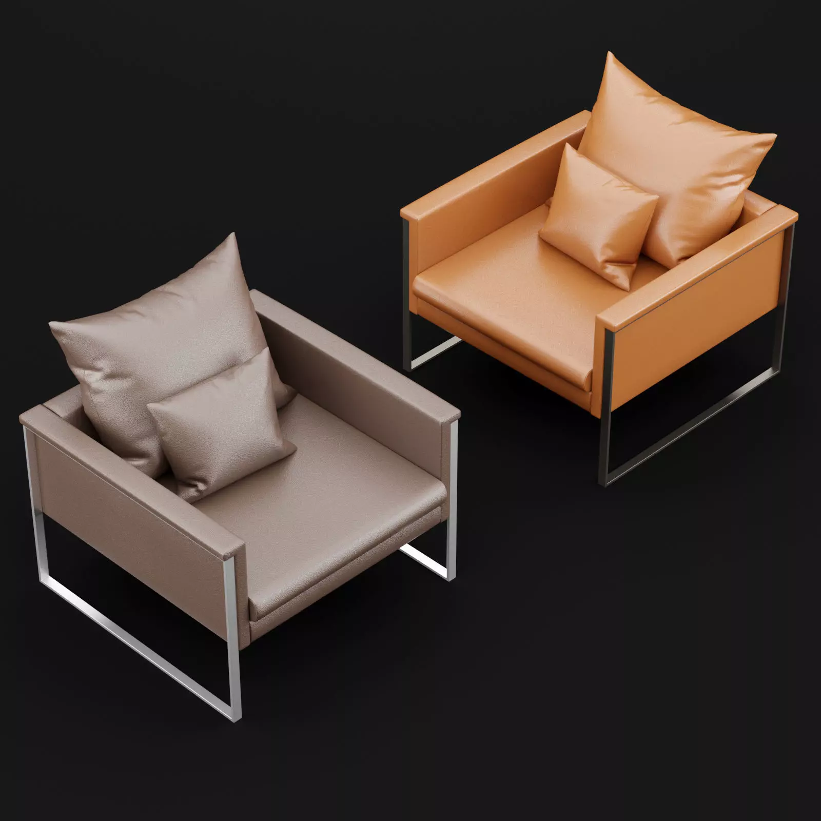 Chair go large single BT design 3D model_0