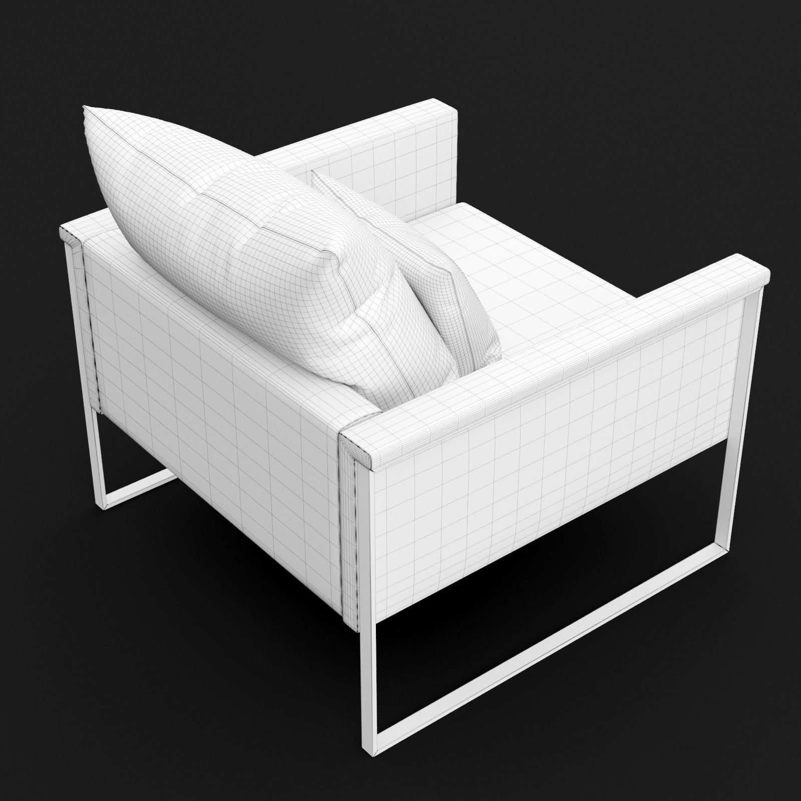 Chair go large single BT design 3D model_13