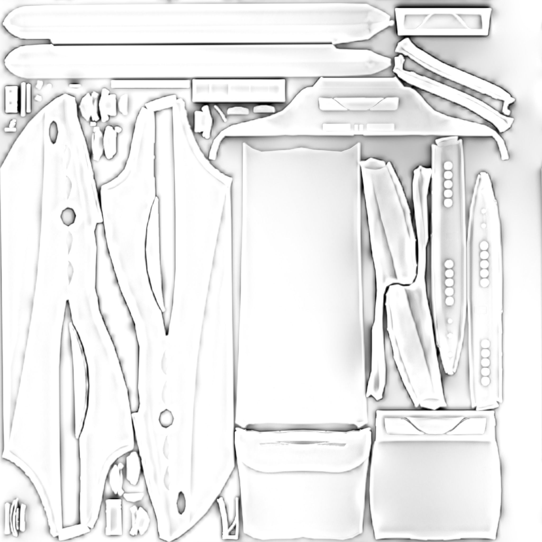 Tikka Yatch Low-poly 3D model_11