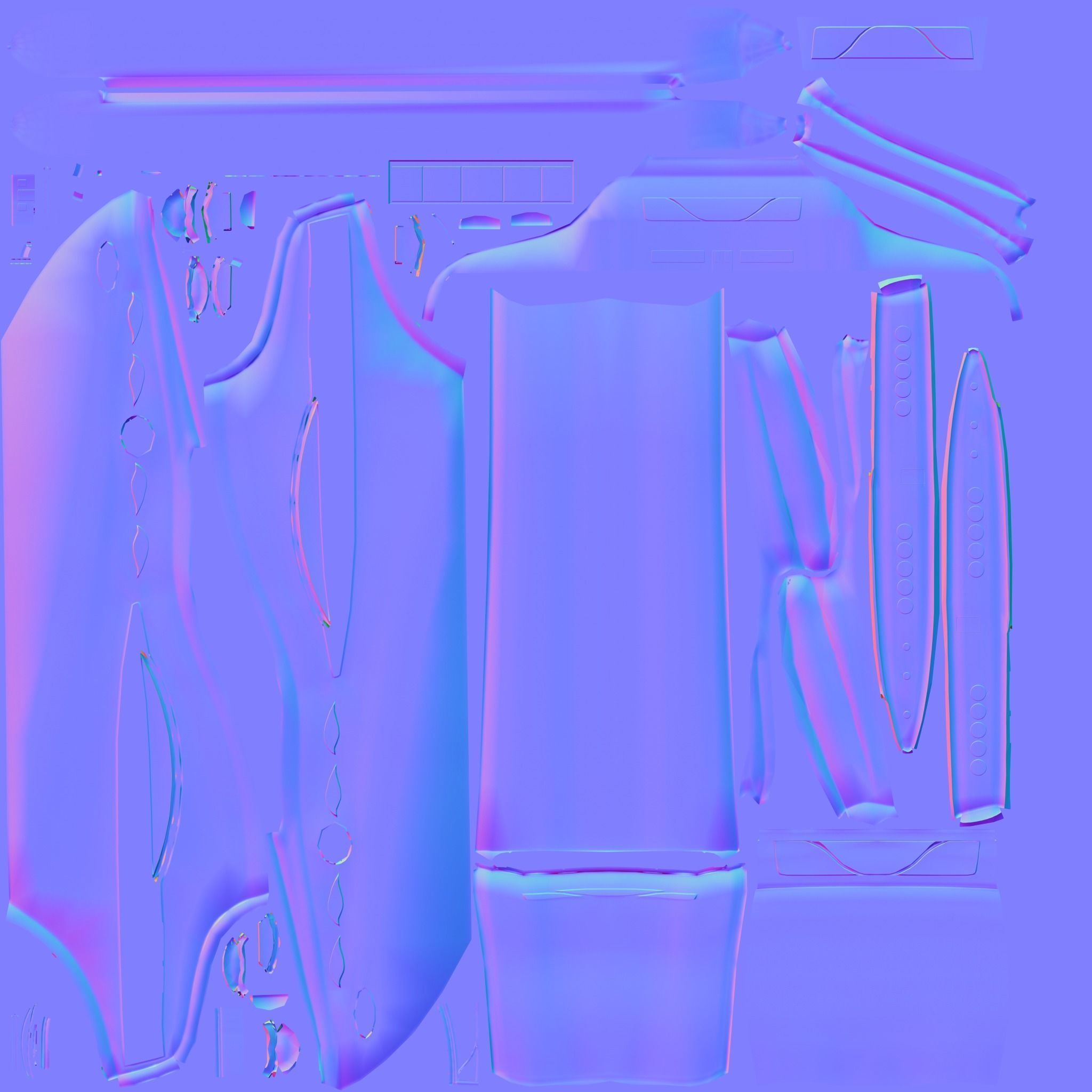 Tikka Yatch Low-poly 3D model_7