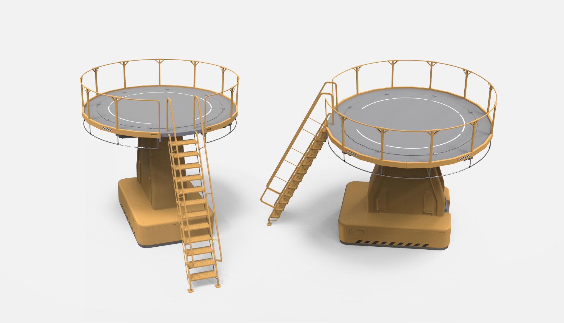 sci-fi Architecture kitbash 14 3D model_11