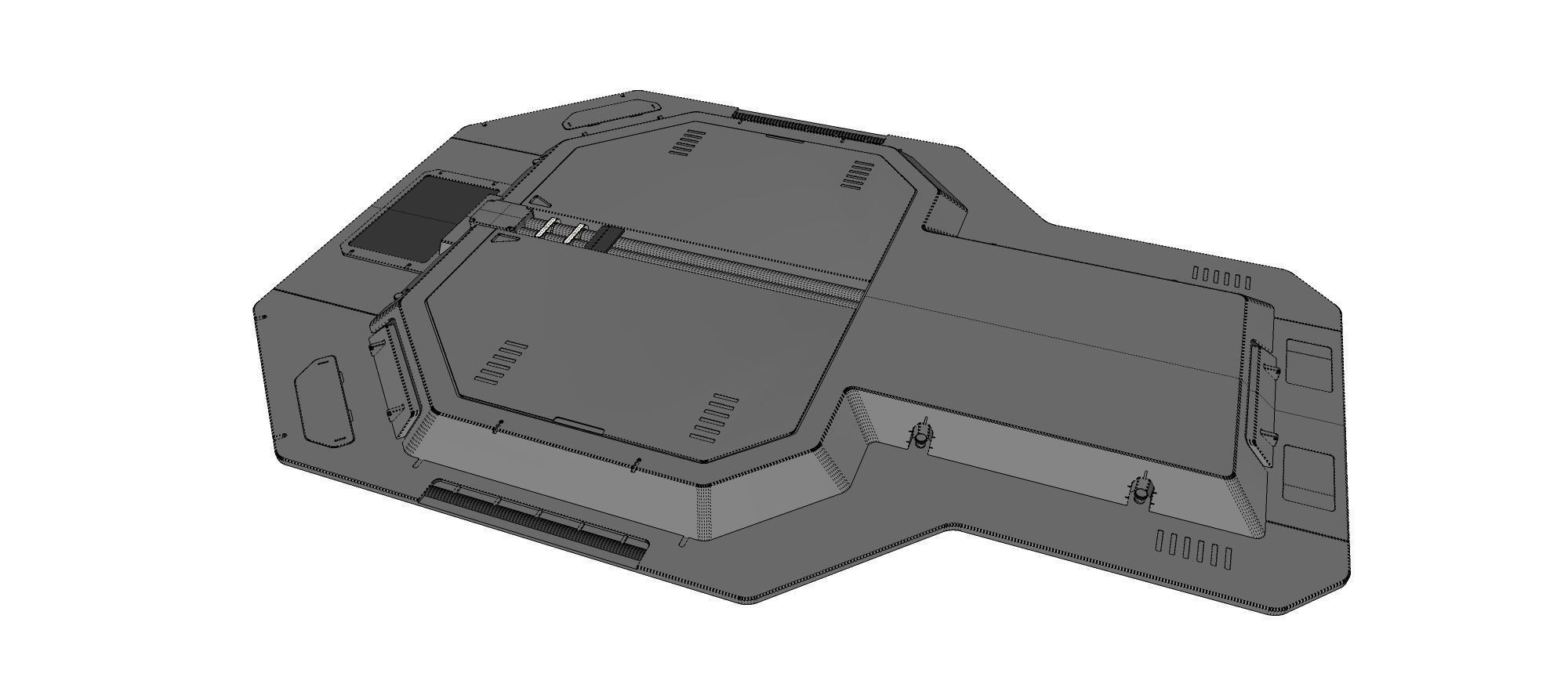 sci-fi Architecture kitbash 14 3D model_34
