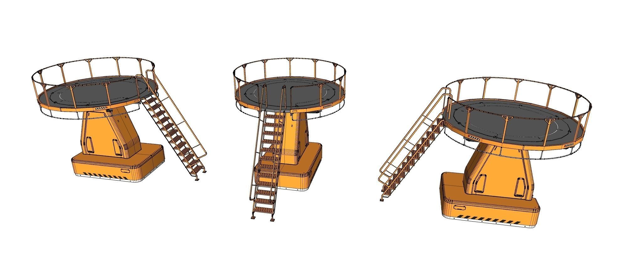 sci-fi Architecture kitbash 14 3D model_27