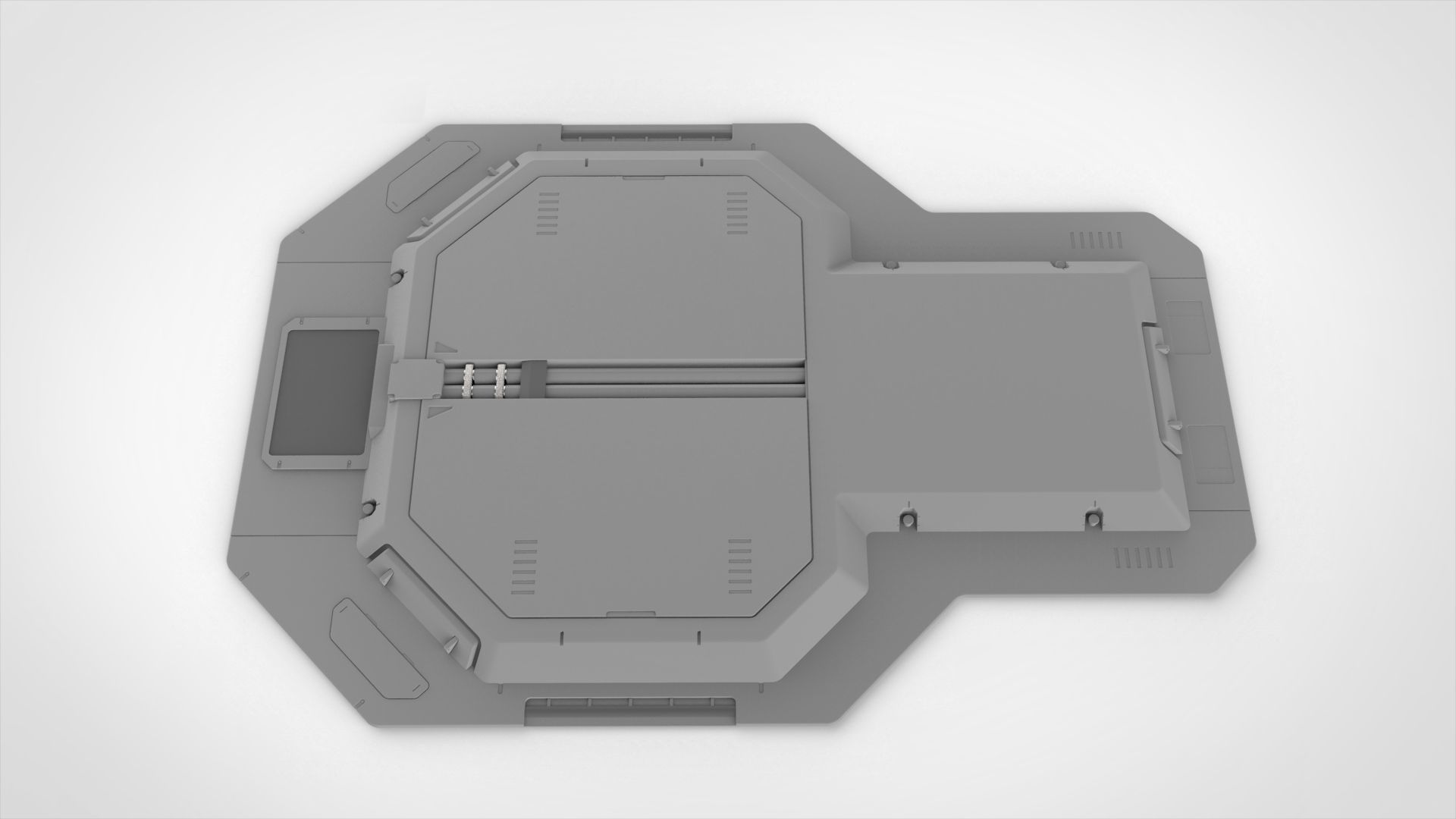 sci-fi Architecture kitbash 14 3D model_24