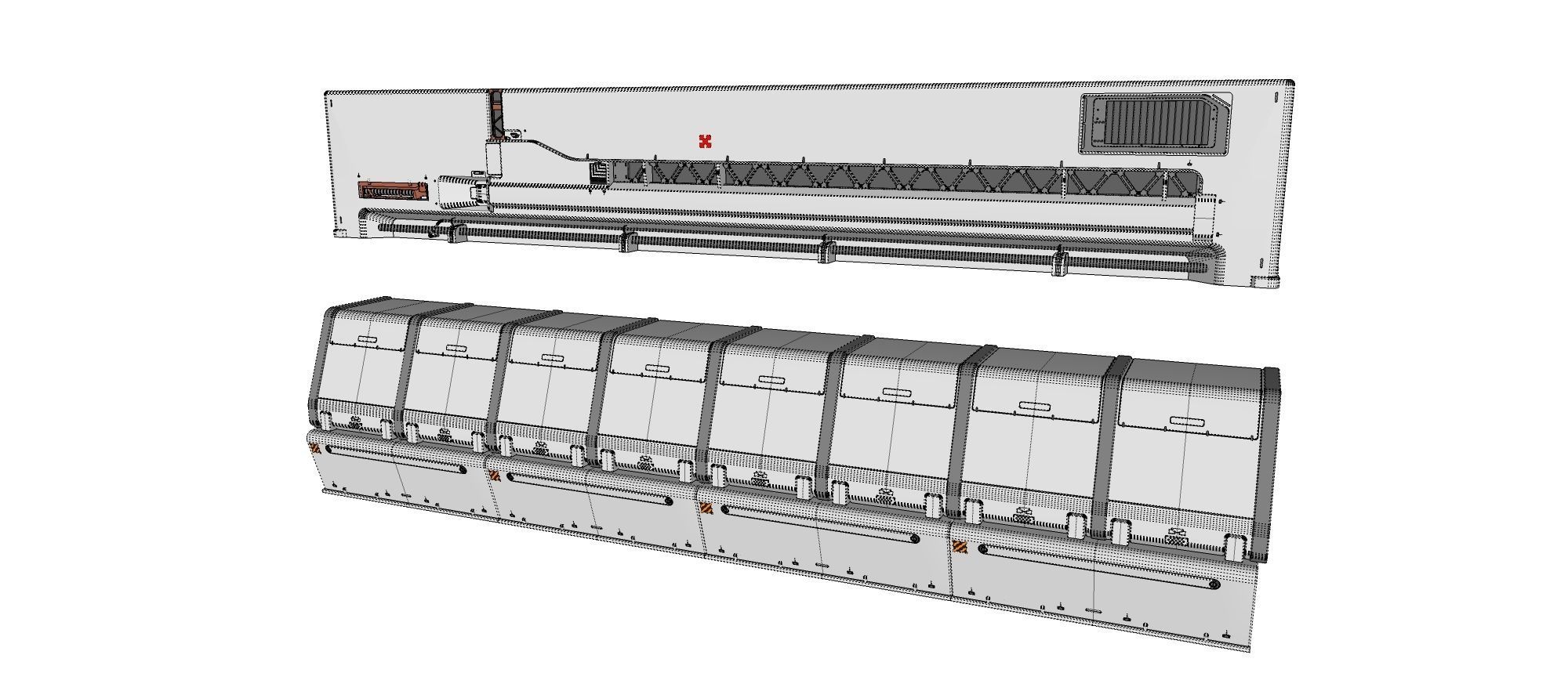 sci-fi Architecture kitbash 14 3D model_35