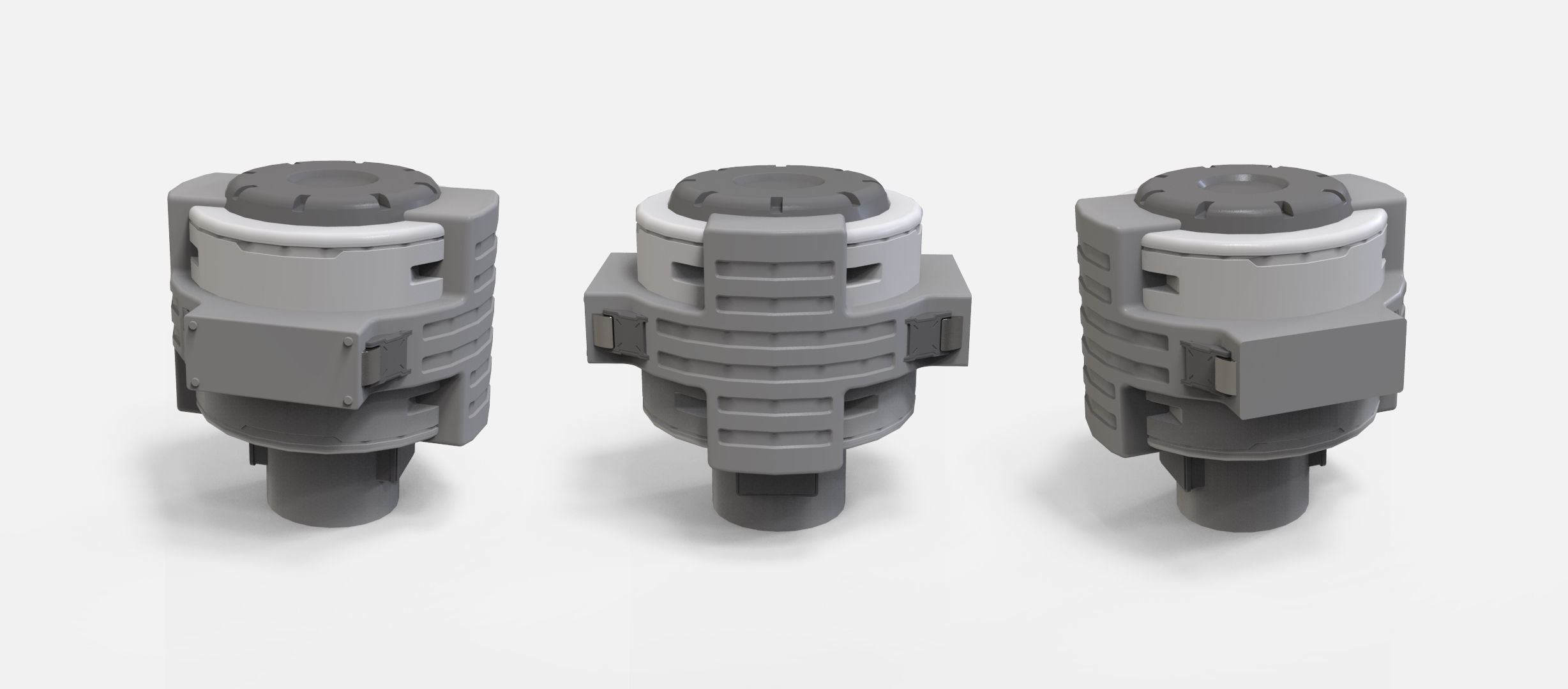 sci-fi Architecture kitbash 14 3D model_21