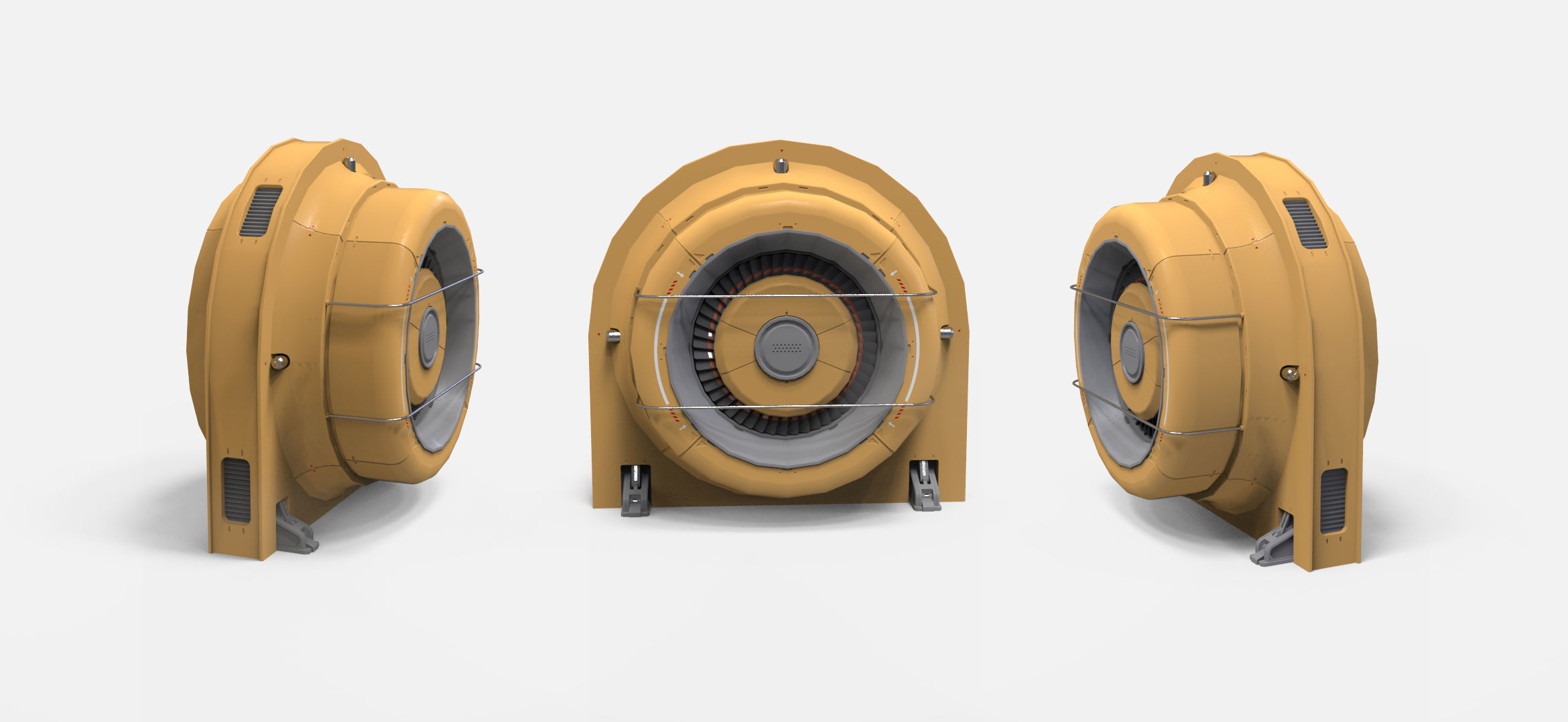 sci-fi Architecture kitbash 14 3D model_20