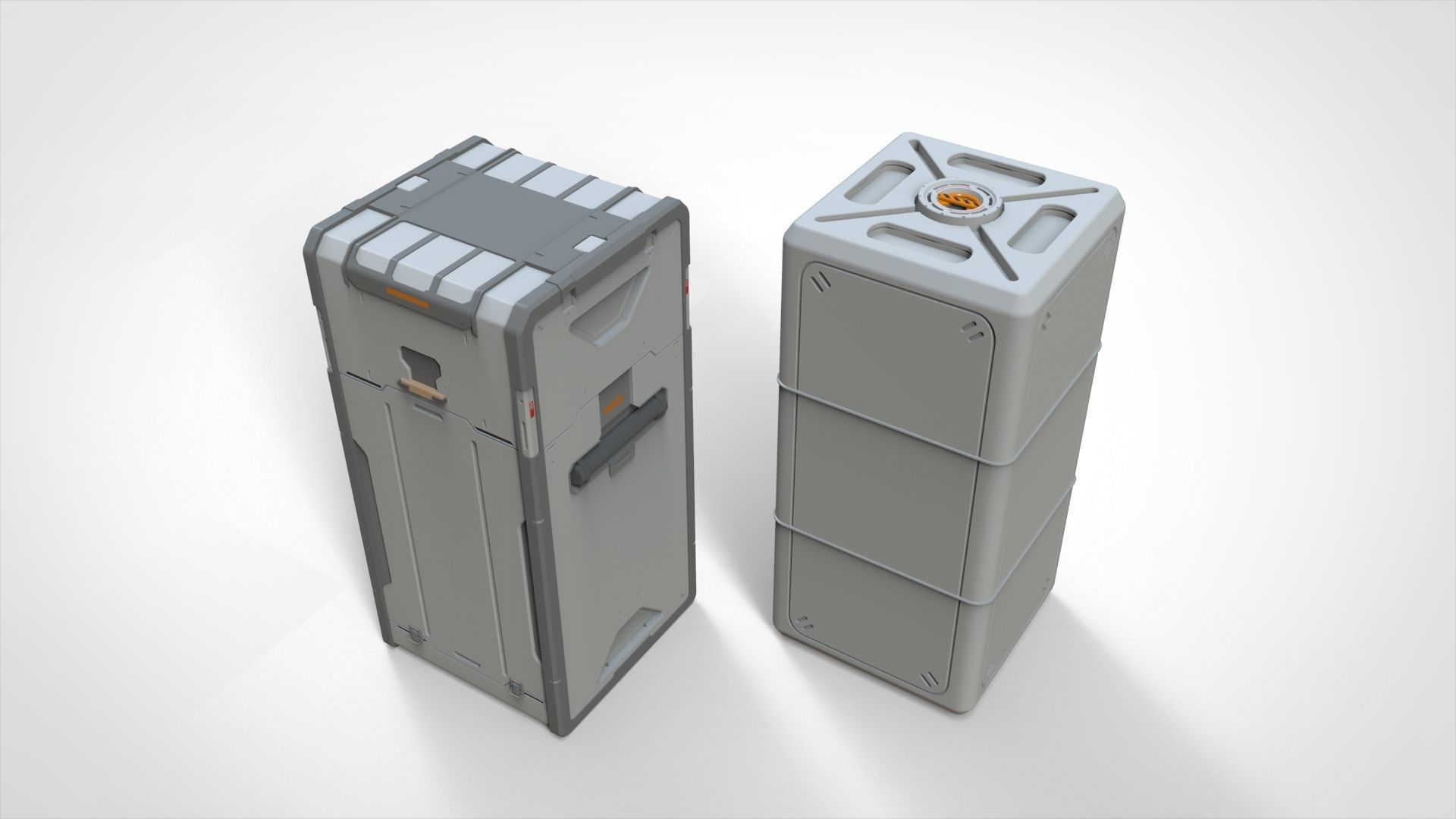 sci-fi Architecture kitbash 14 3D model_26