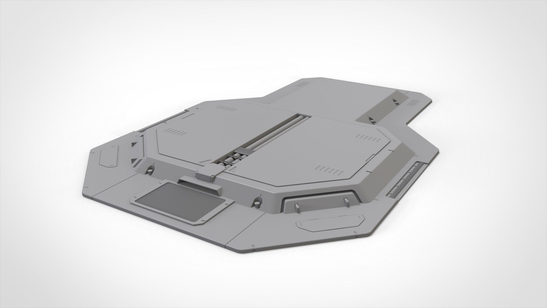 sci-fi Architecture kitbash 14 3D model_23